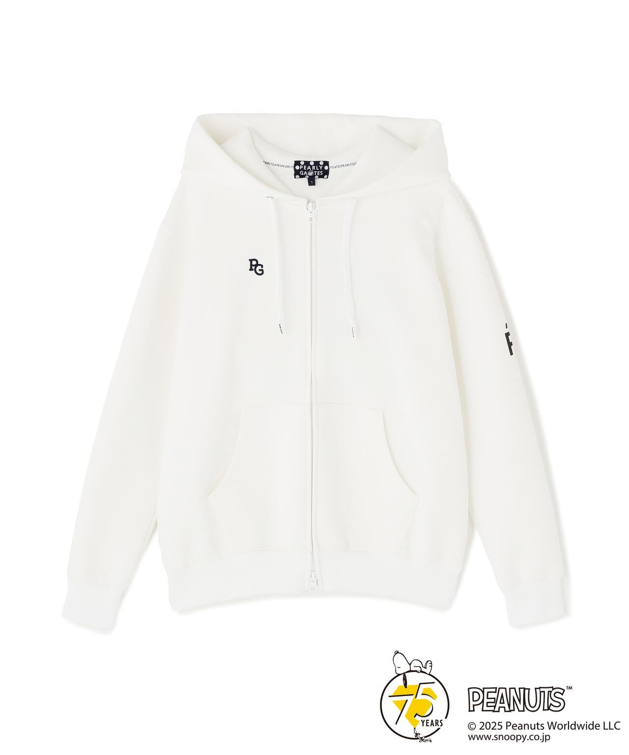 未使用級☆限定品 パーリーゲイツ スヌーピー ジップアップパーカー フーディ SNOOPY】COEコットンAir フルジップフーディ | PEARLY GATES