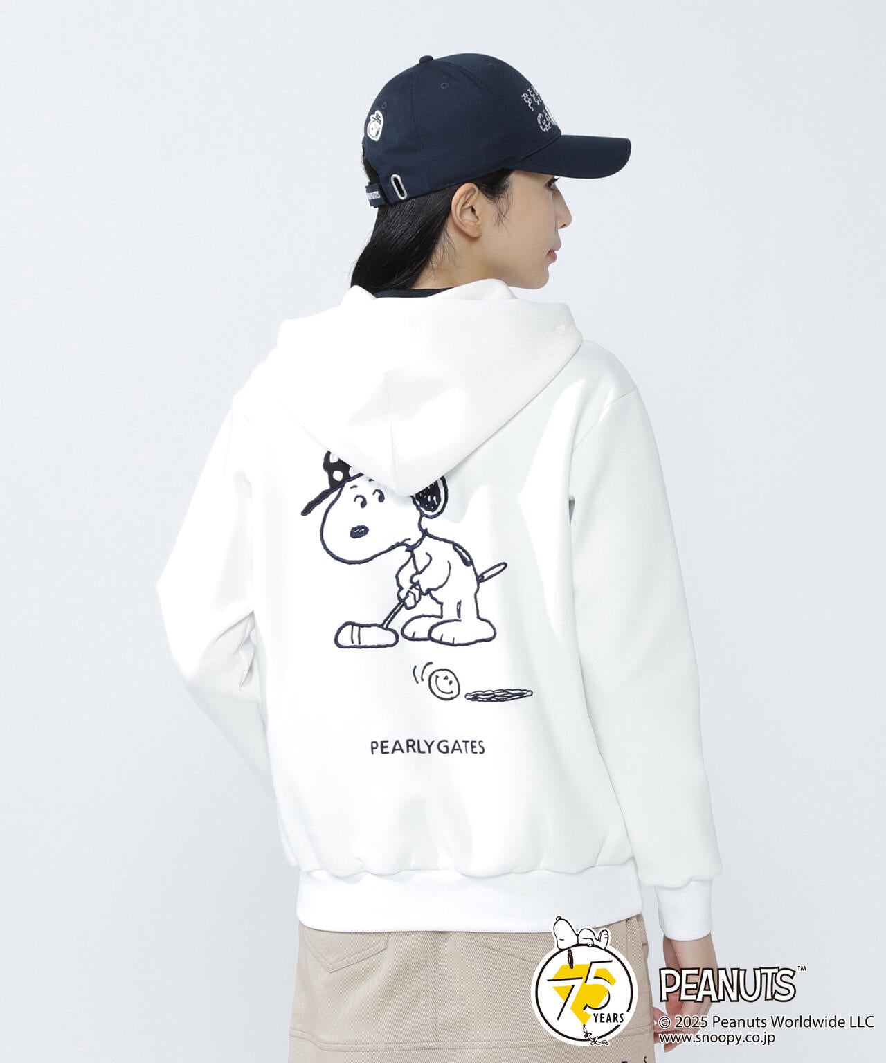 未使用級☆限定品 パーリーゲイツ スヌーピー ジップアップパーカー フーディ SNOOPY】COEコットンAir フルジップフーディ | PEARLY GATES