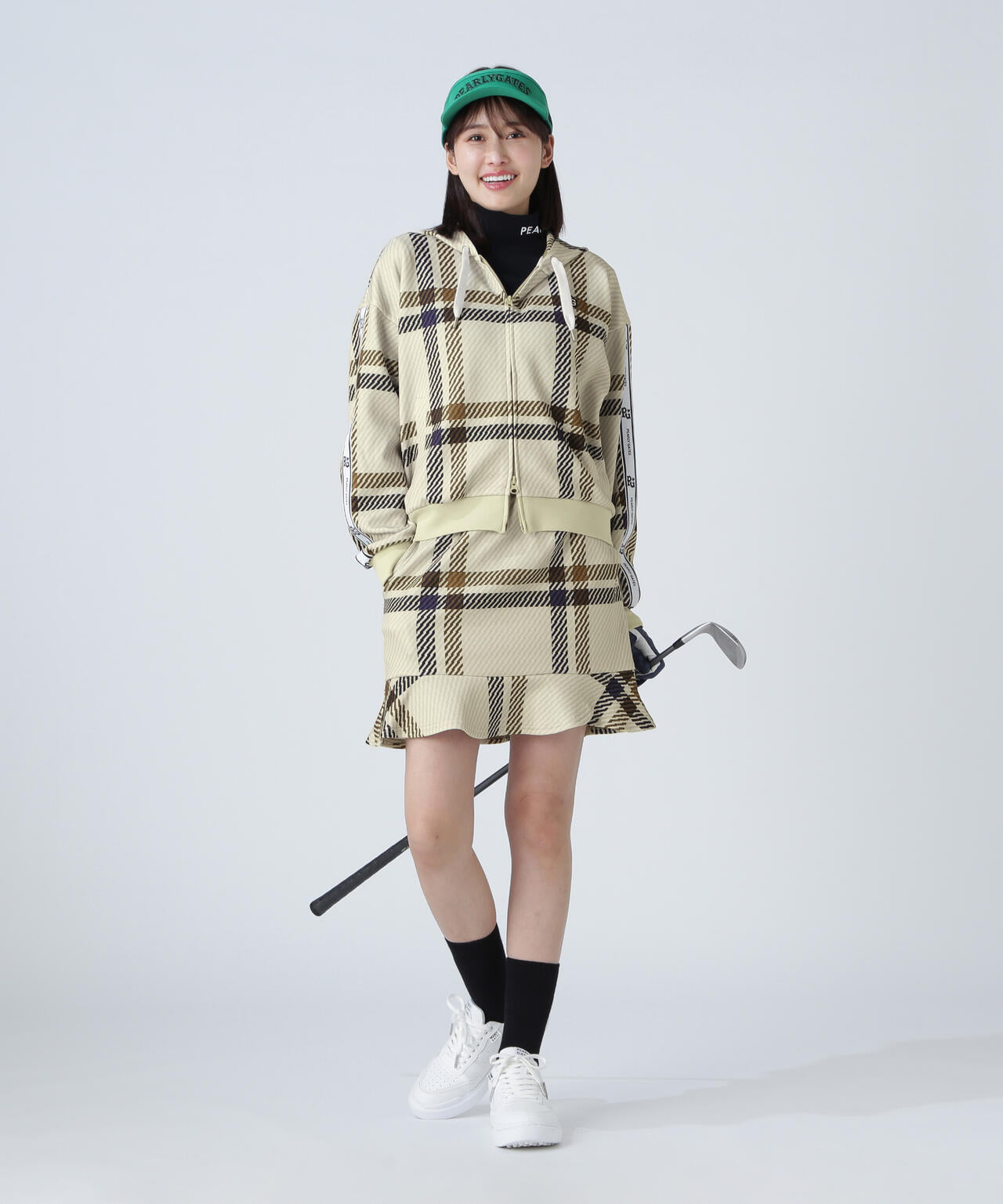 Peスパンダンボールメッシュフルジップフーディ