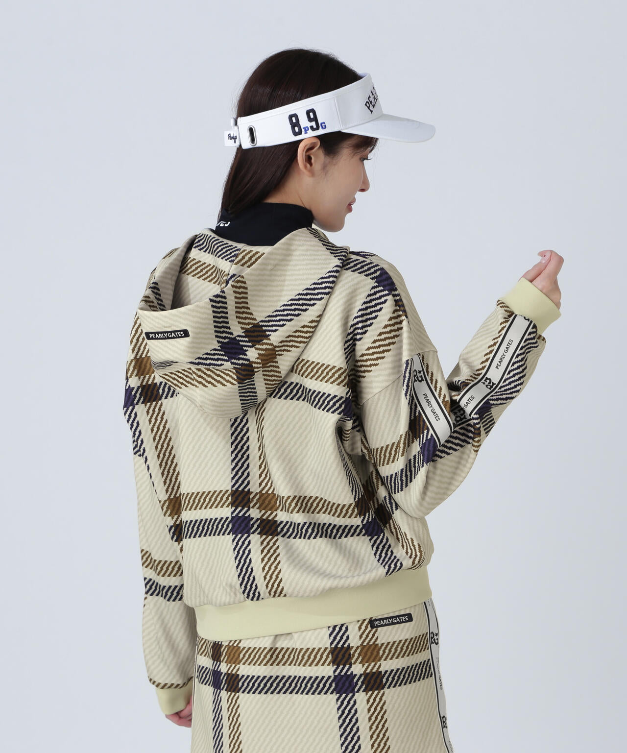 パーリーゲイツ　ゼブラメッシュダンボール フルジップフーディ　ジャケット Peスパンダンボールメッシュフルジップフーディ | PEARLY GATES