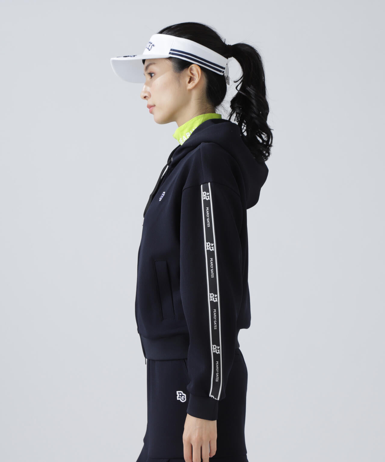 Peスパンダンボールメッシュフルジップフーディ | PEARLY GATES