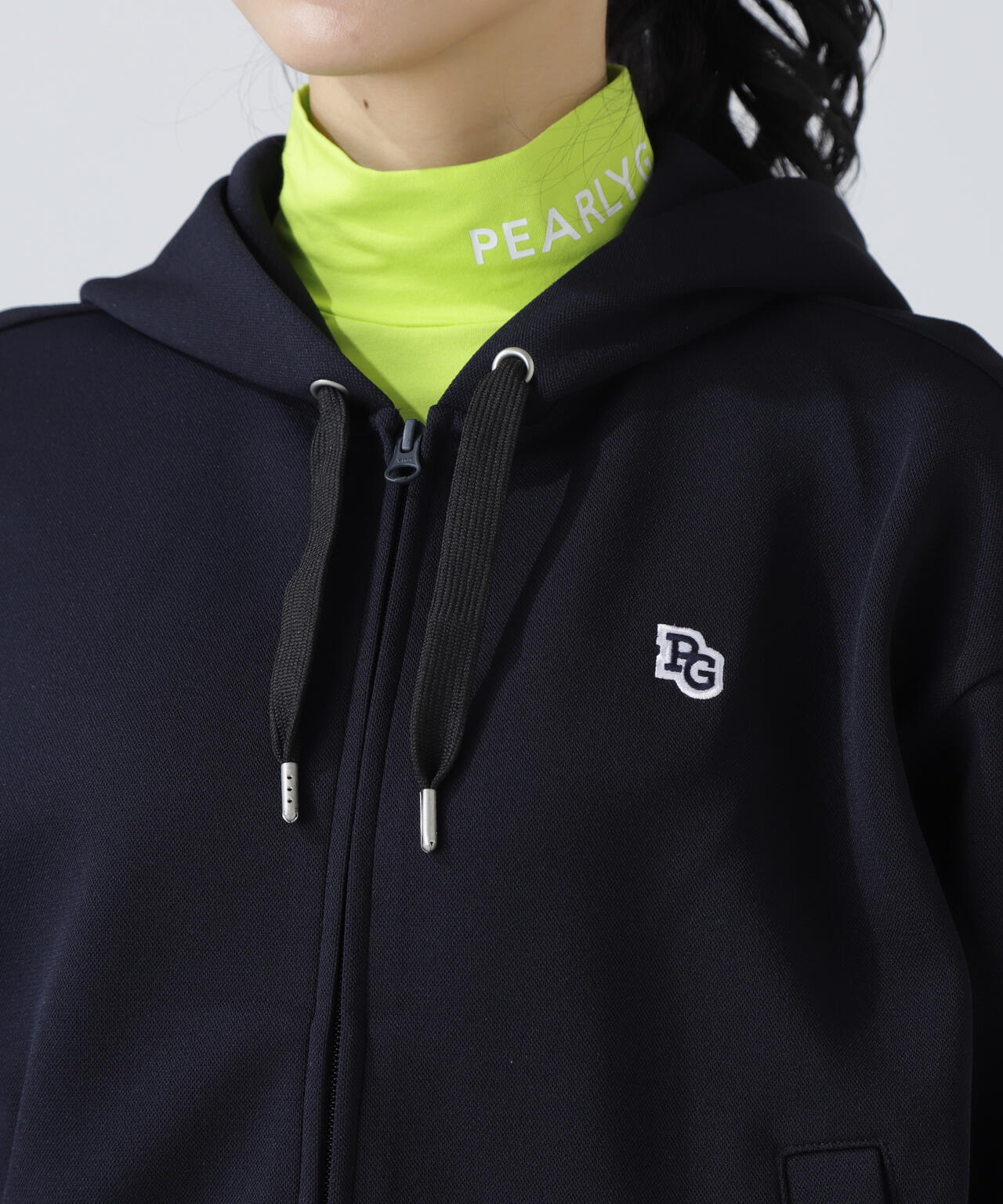 Peスパンダンボールメッシュフルジップフーディ | PEARLY GATES