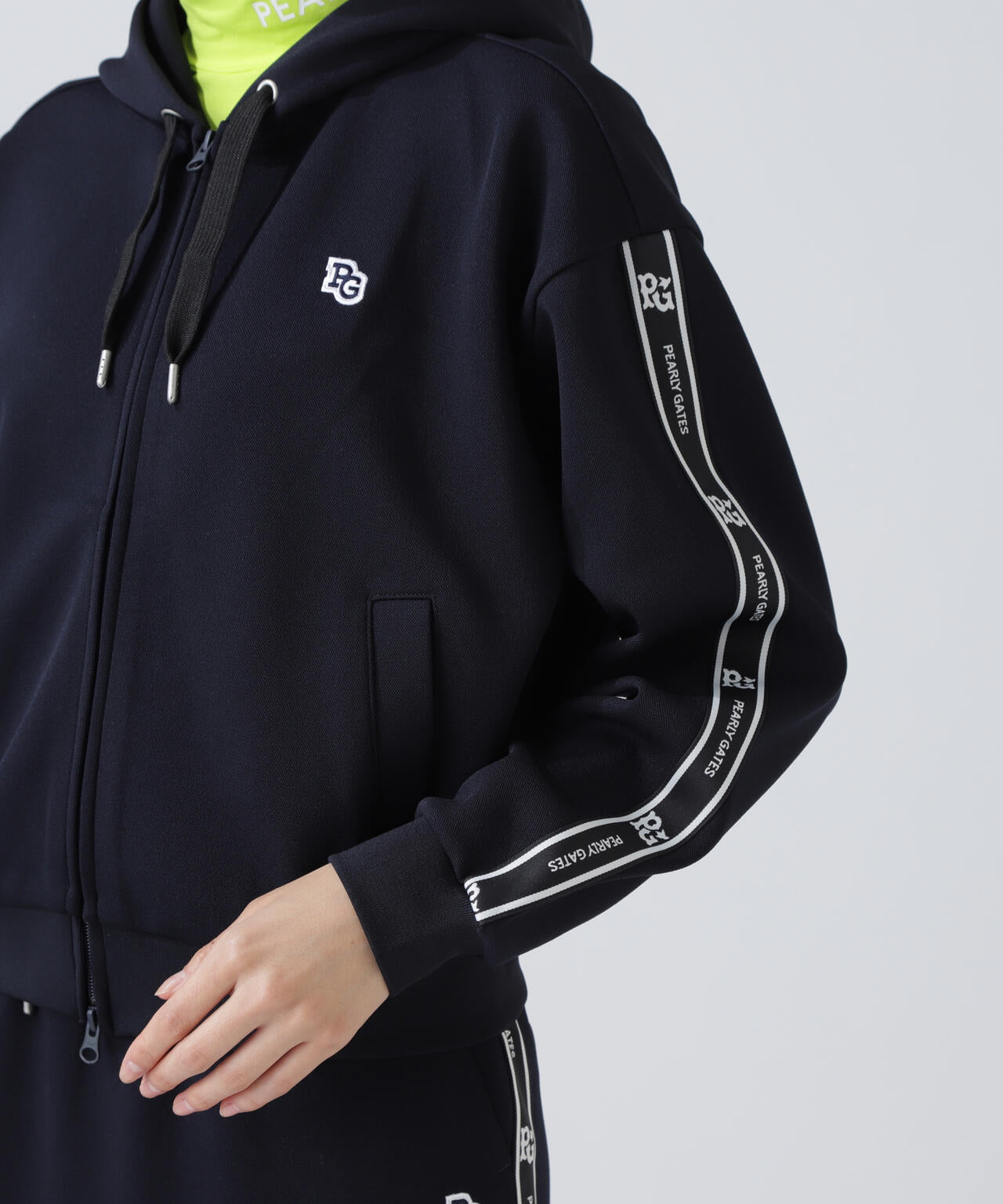 Peスパンダンボールメッシュフルジップフーディ | PEARLY GATES