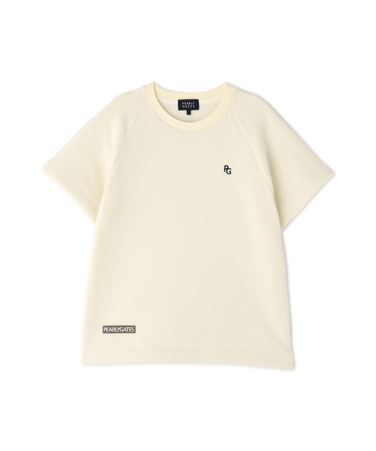 リサイクルマイクロフリース半袖クルーネックプルオーバー | PEARLY