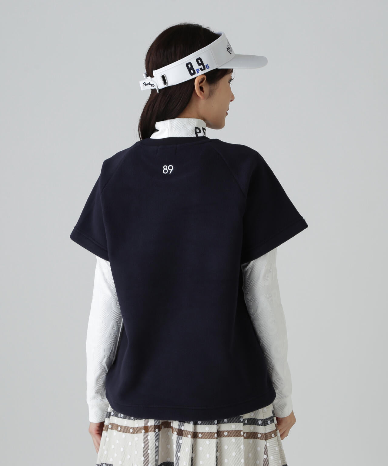 リサイクルマイクロフリース半袖クルーネックプルオーバー | PEARLY