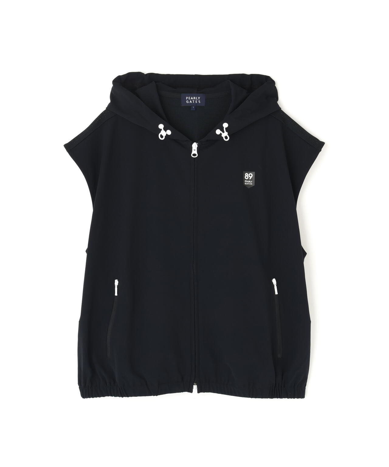 MFY裏鹿の子×プライムフレックスメッシュタイプ フルジップフーディベスト