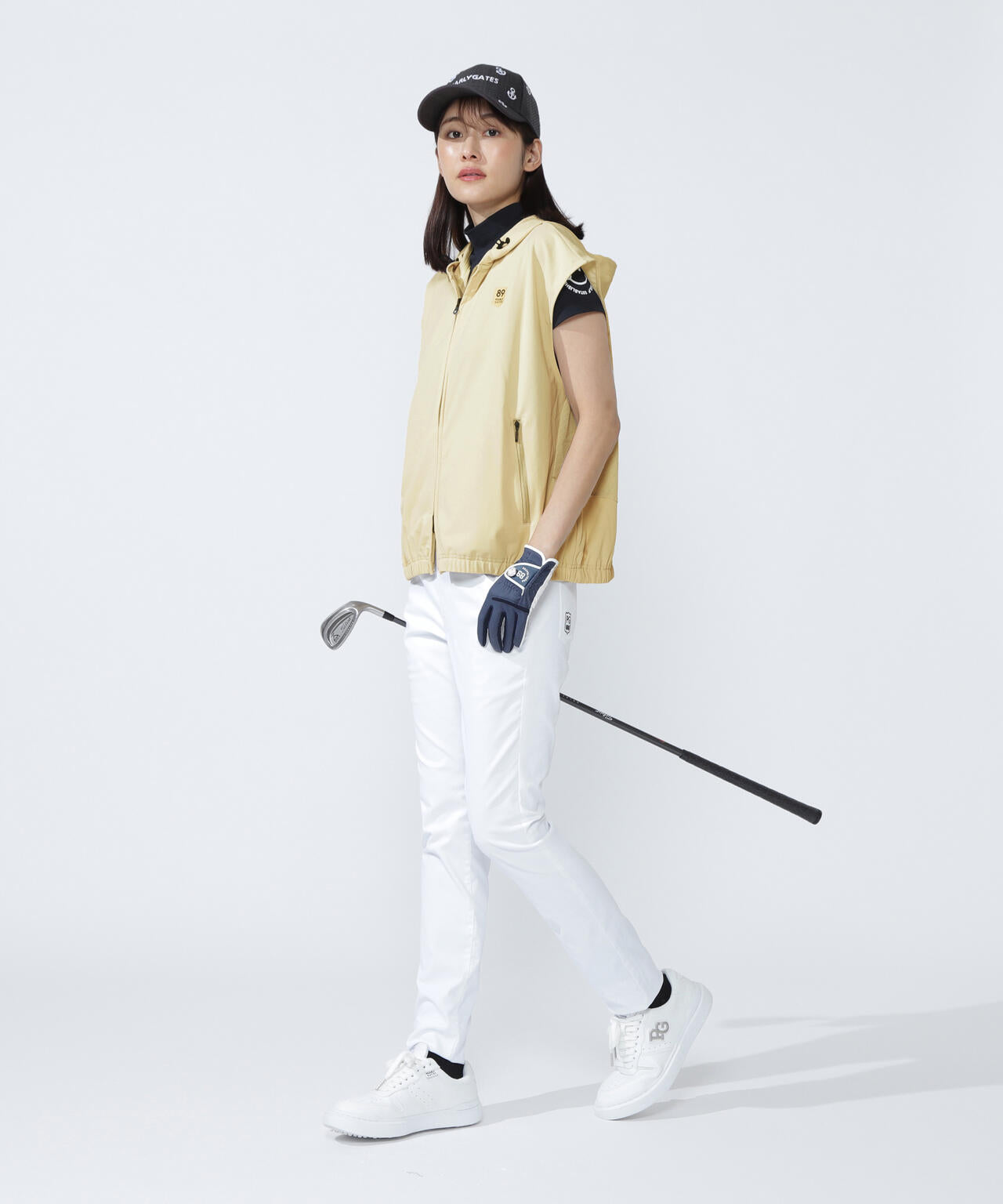 MFY裏鹿の子×プライムフレックスメッシュタイプ フルジップフーディベスト