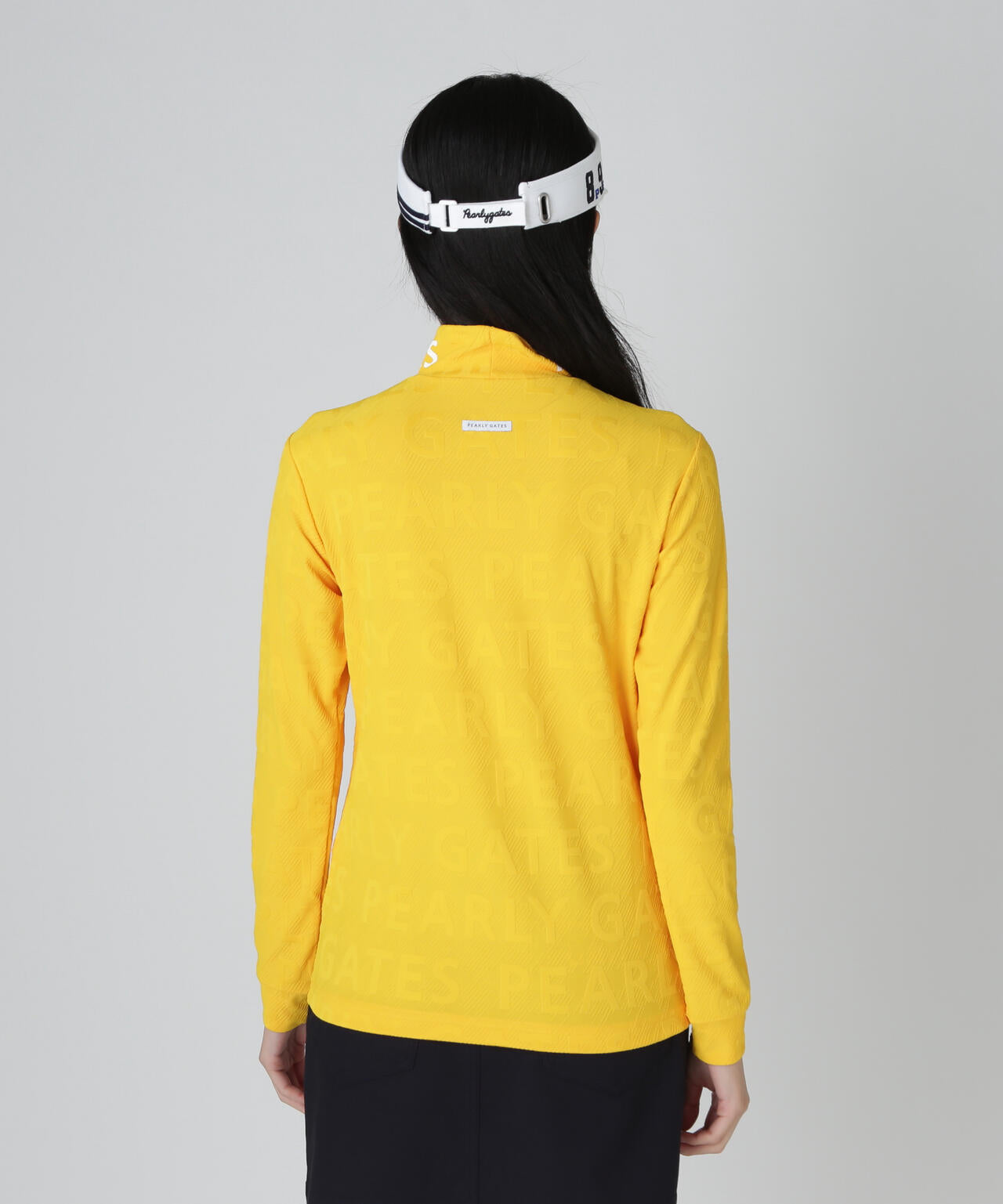 3Dベアジャガードハイネックカットソー