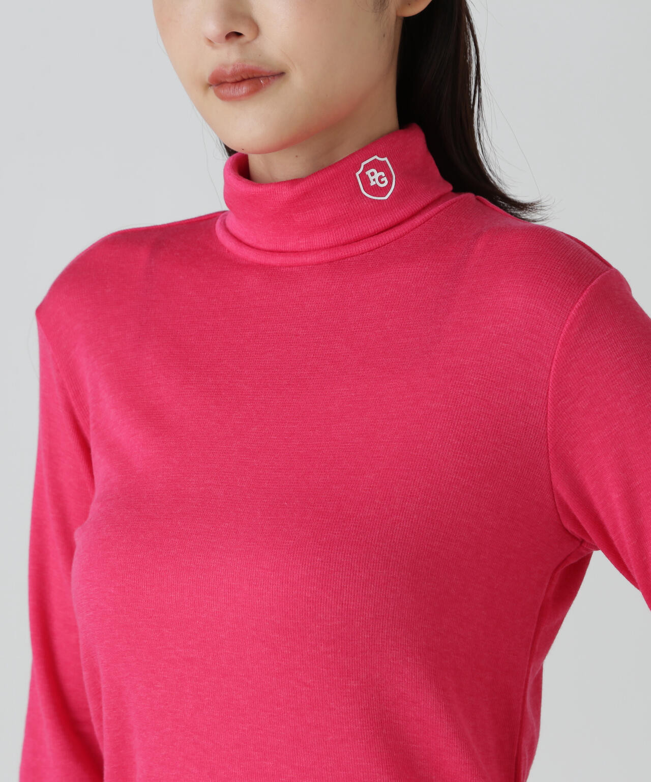 PG BODY】スーパーファインウール長袖タートルネックカットソー