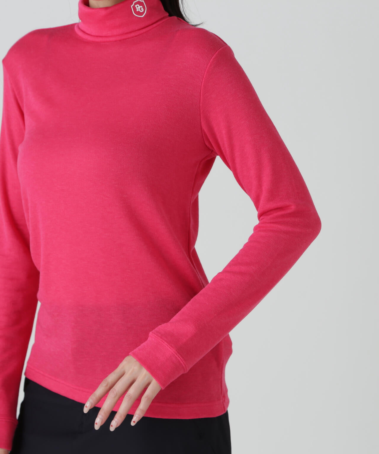 新品 パーリーゲイツ 長袖 ハイネック カットソー PG BODY】37.5ベア天竺長袖ハイネックカットソー | PEARLY GATES