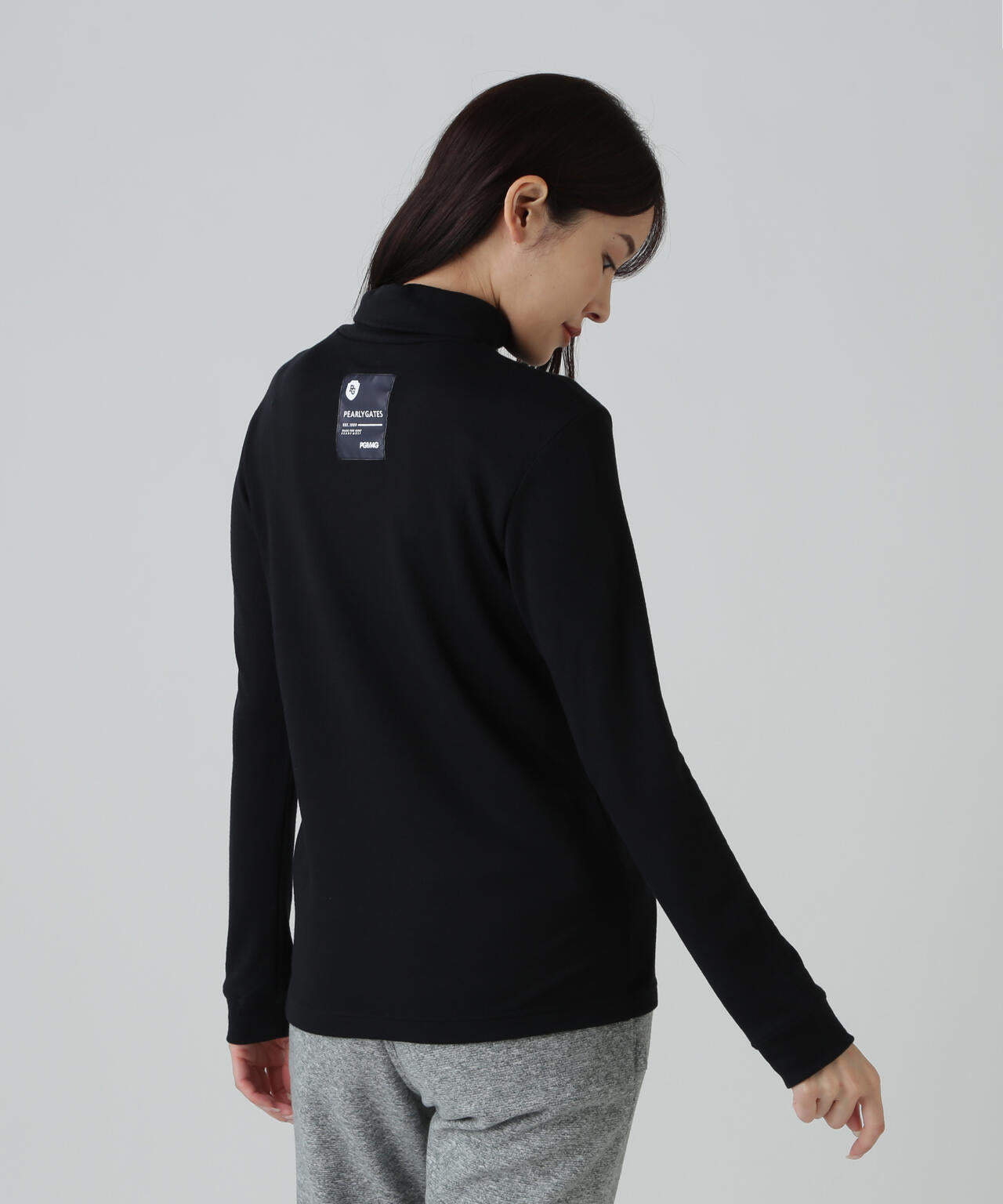 【PG BODY】スーパーファインウール長袖タートルネックカットソー