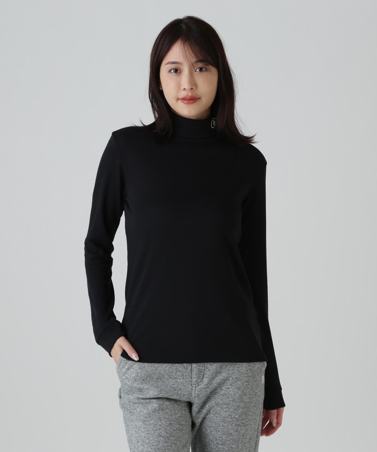 PG BODY】スーパーファインウール長袖タートルネックカットソー