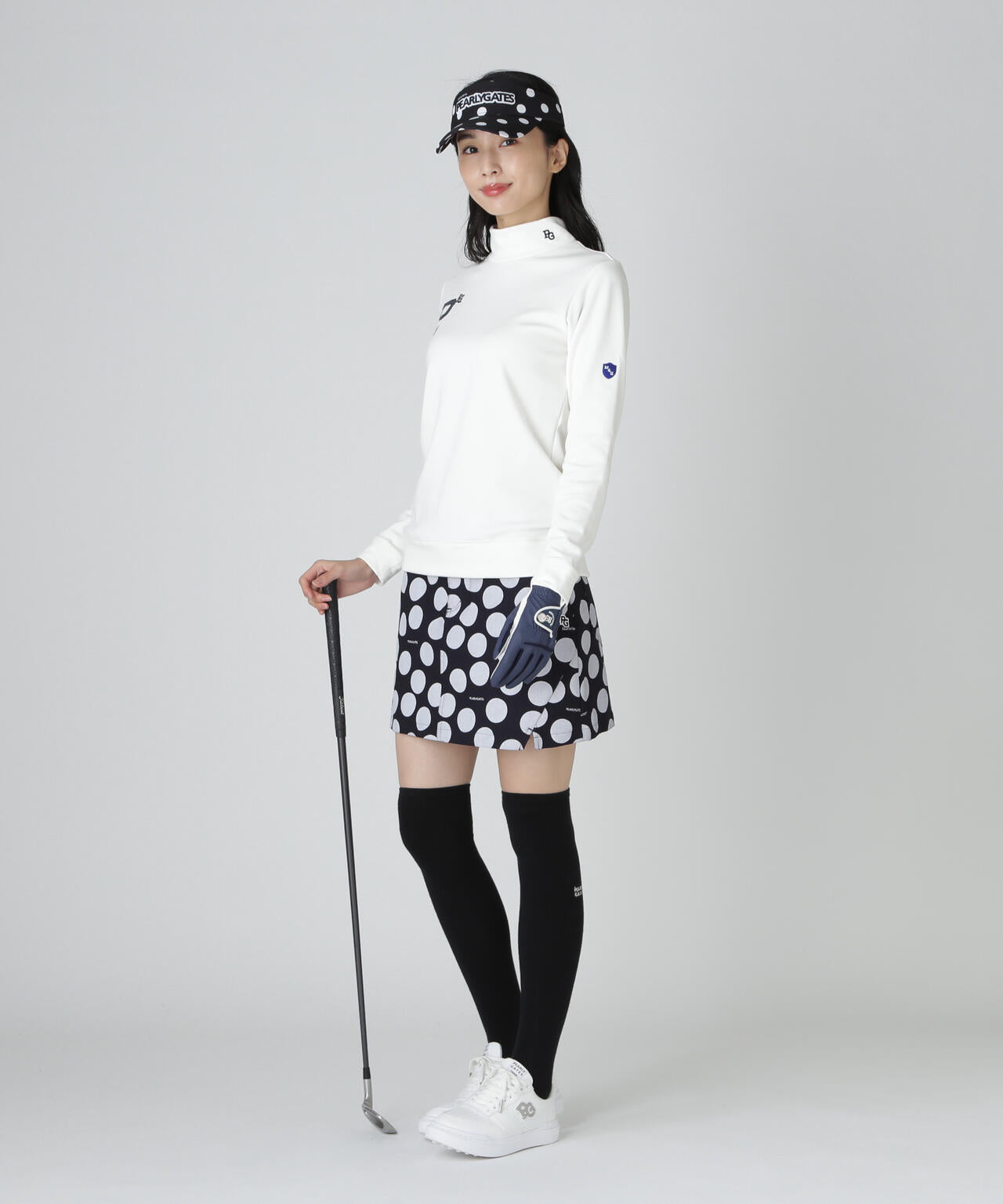 【PG BODY】スーパーファインウールフリース長袖ハイネックカットソー　