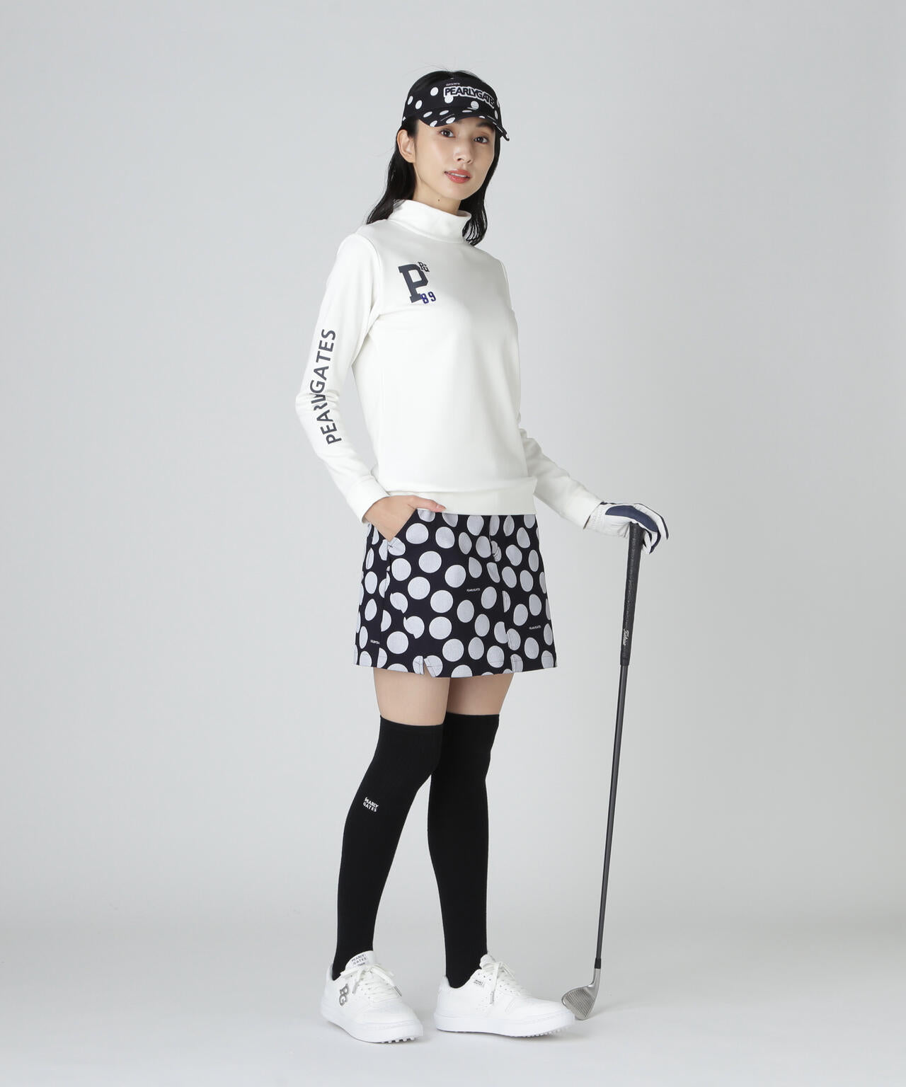 【PG BODY】スーパーファインウールフリース長袖ハイネックカットソー　