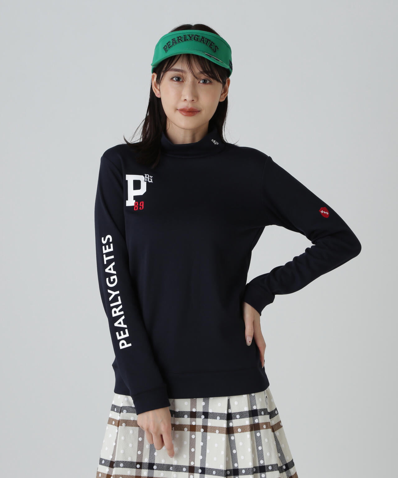 【PG BODY】スーパーファインウールフリース長袖ハイネックカットソー　