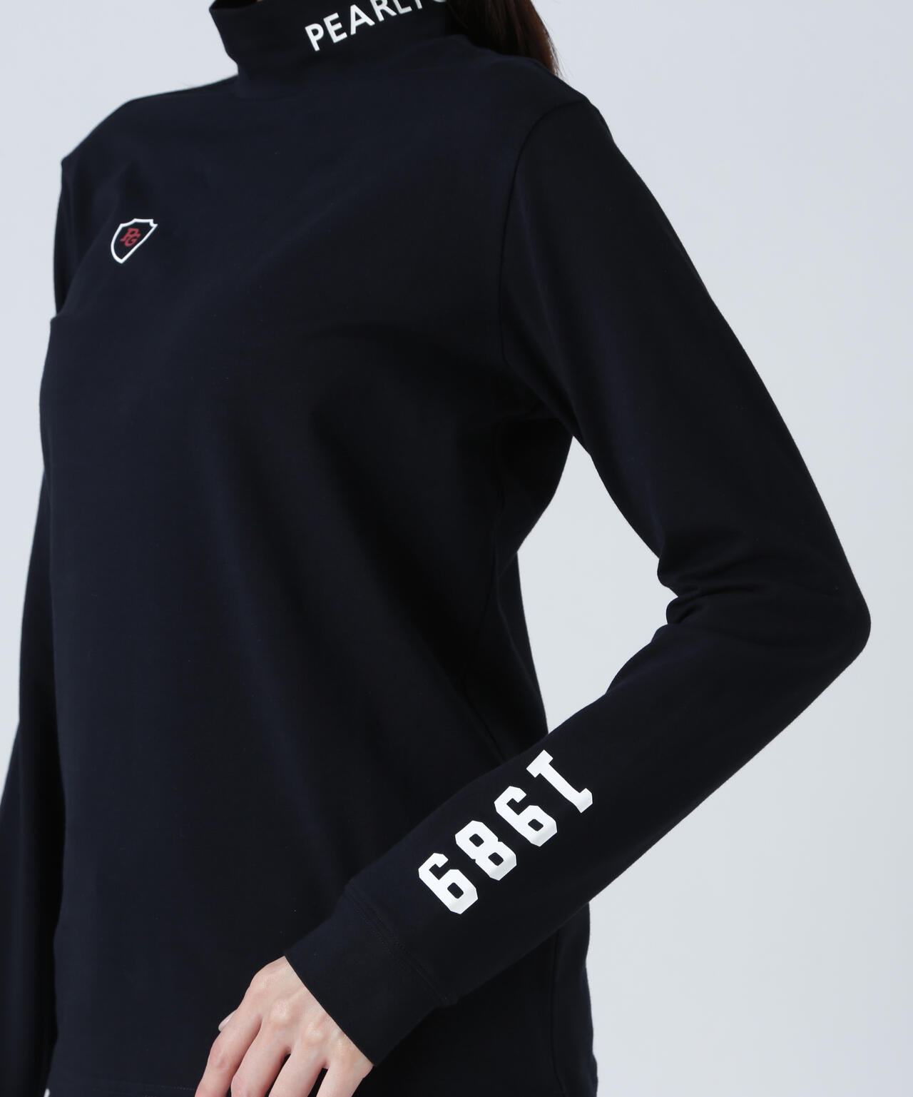 PEARLY GATES長袖ベア天竺ハイネックカットソー 綿ベア天竺長袖ハイネックカットソー | PEARLY GATES（パーリー