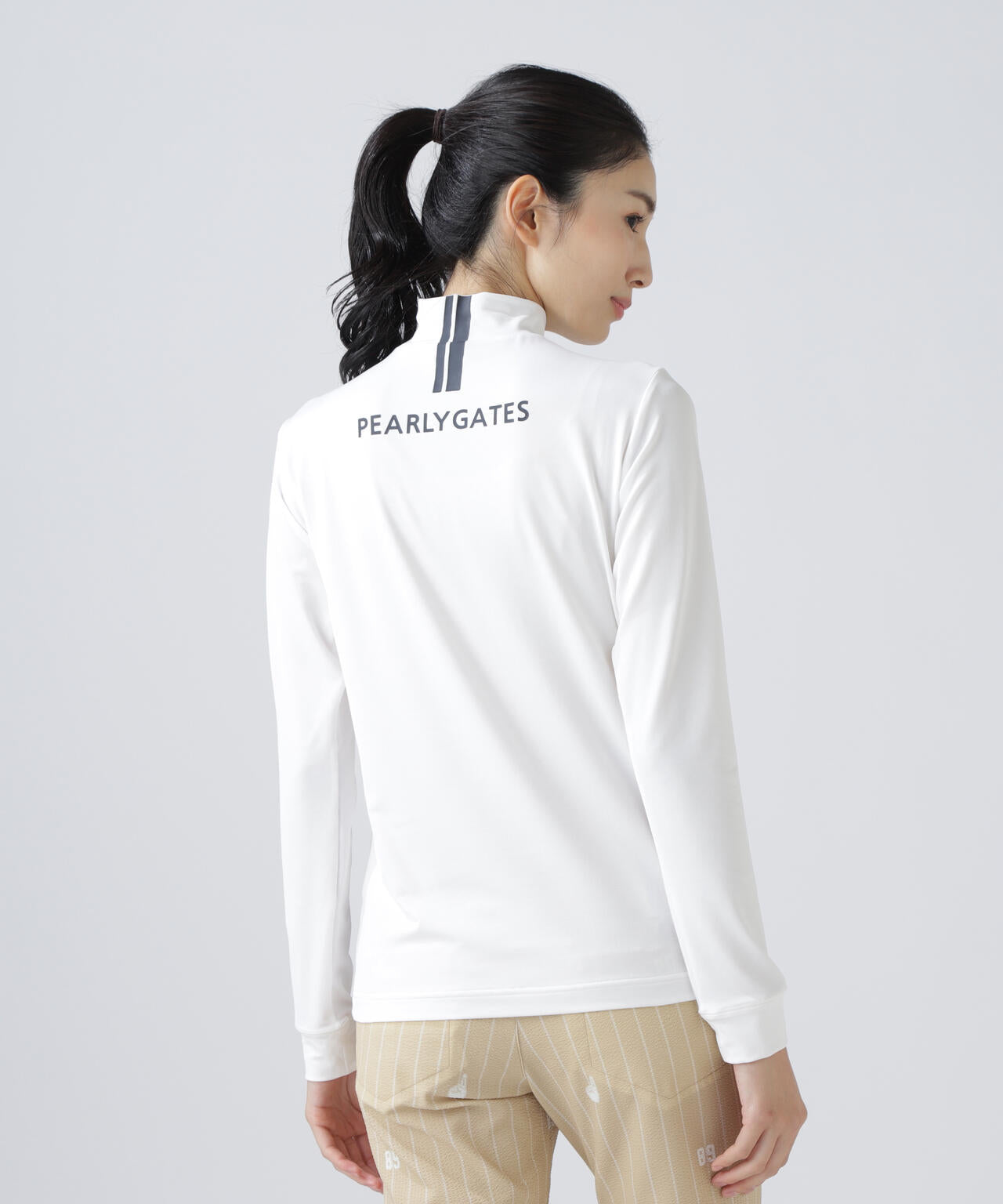 PG BODY】37.5ベア天竺長袖ハイネックカットソー | PEARLY GATES