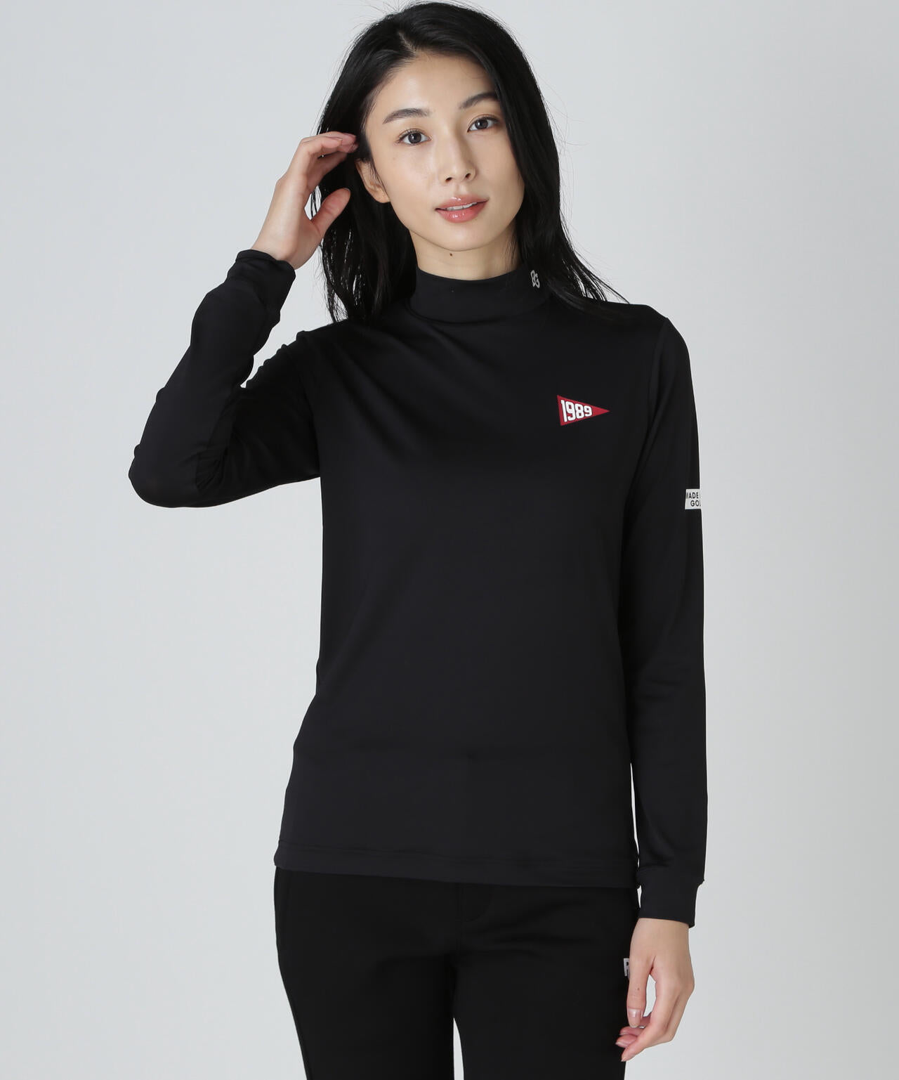 【PG BODY】37.5ベア天竺長袖ハイネックカットソー