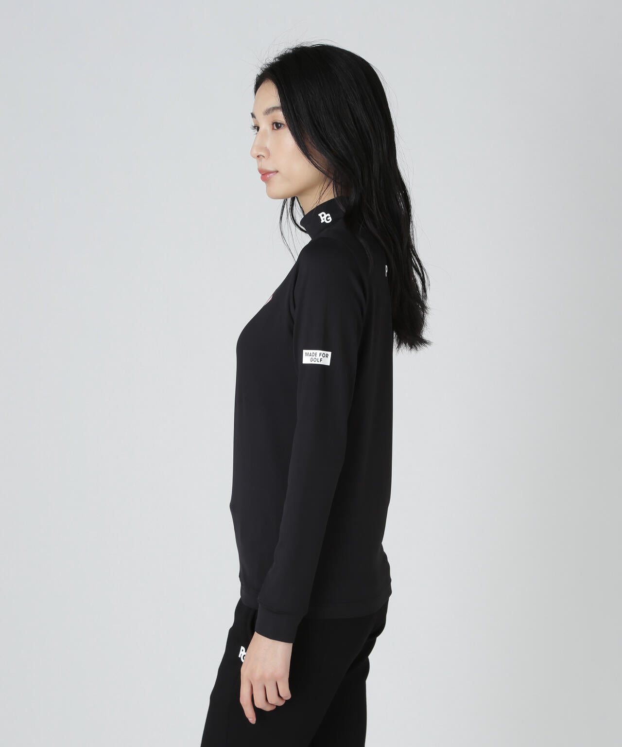 PG BODY】37.5ベア天竺長袖ハイネックカットソー | PEARLY GATES