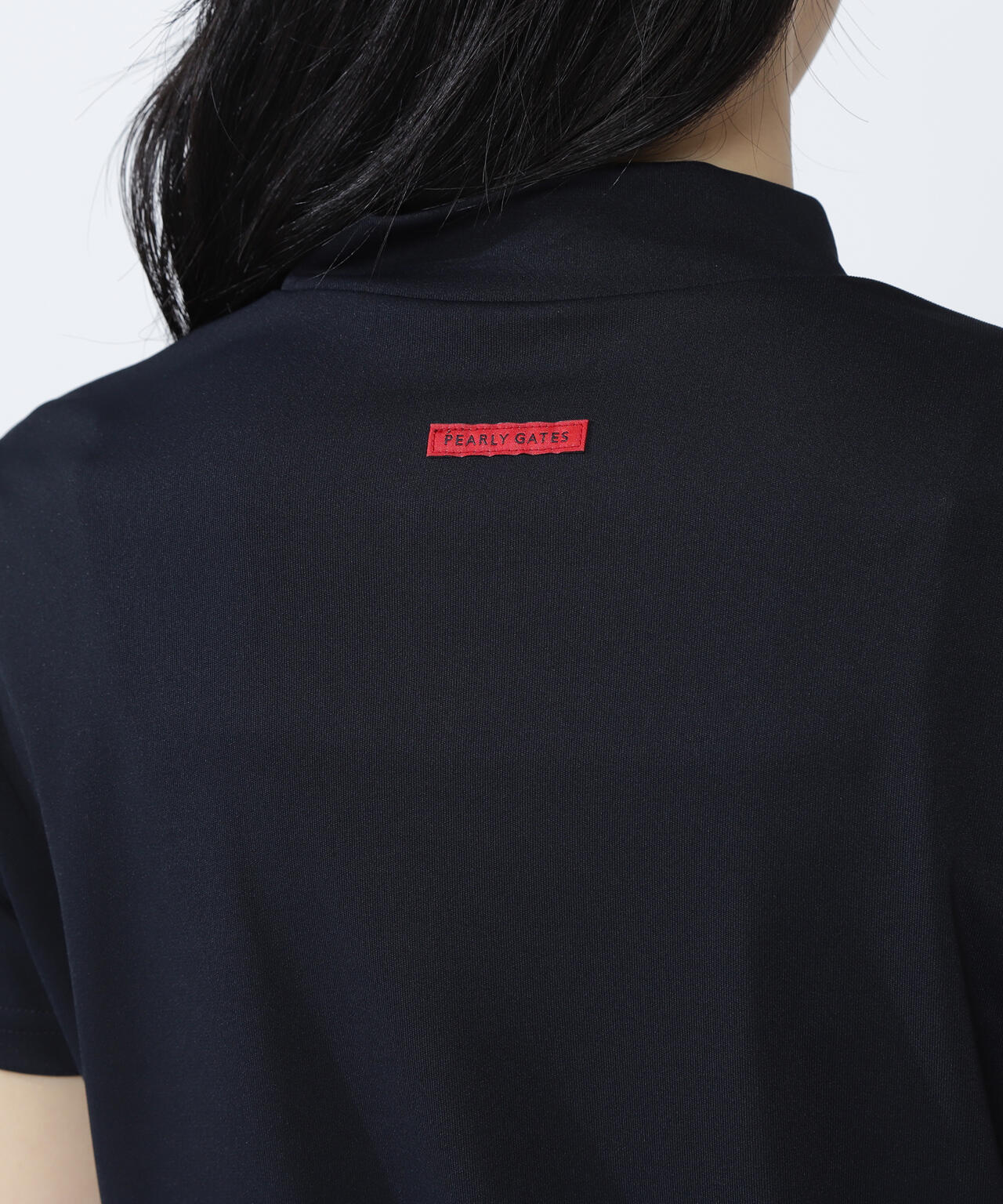 ルークールスムース半袖モックネックカットソー