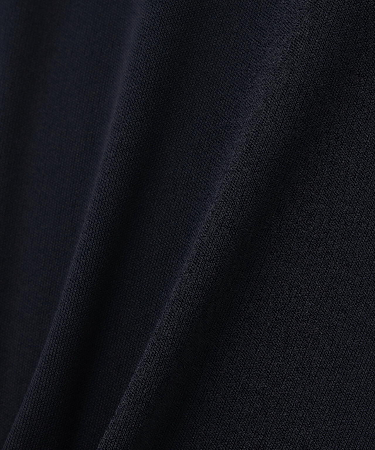 ルークールスムース半袖モックネックカットソー