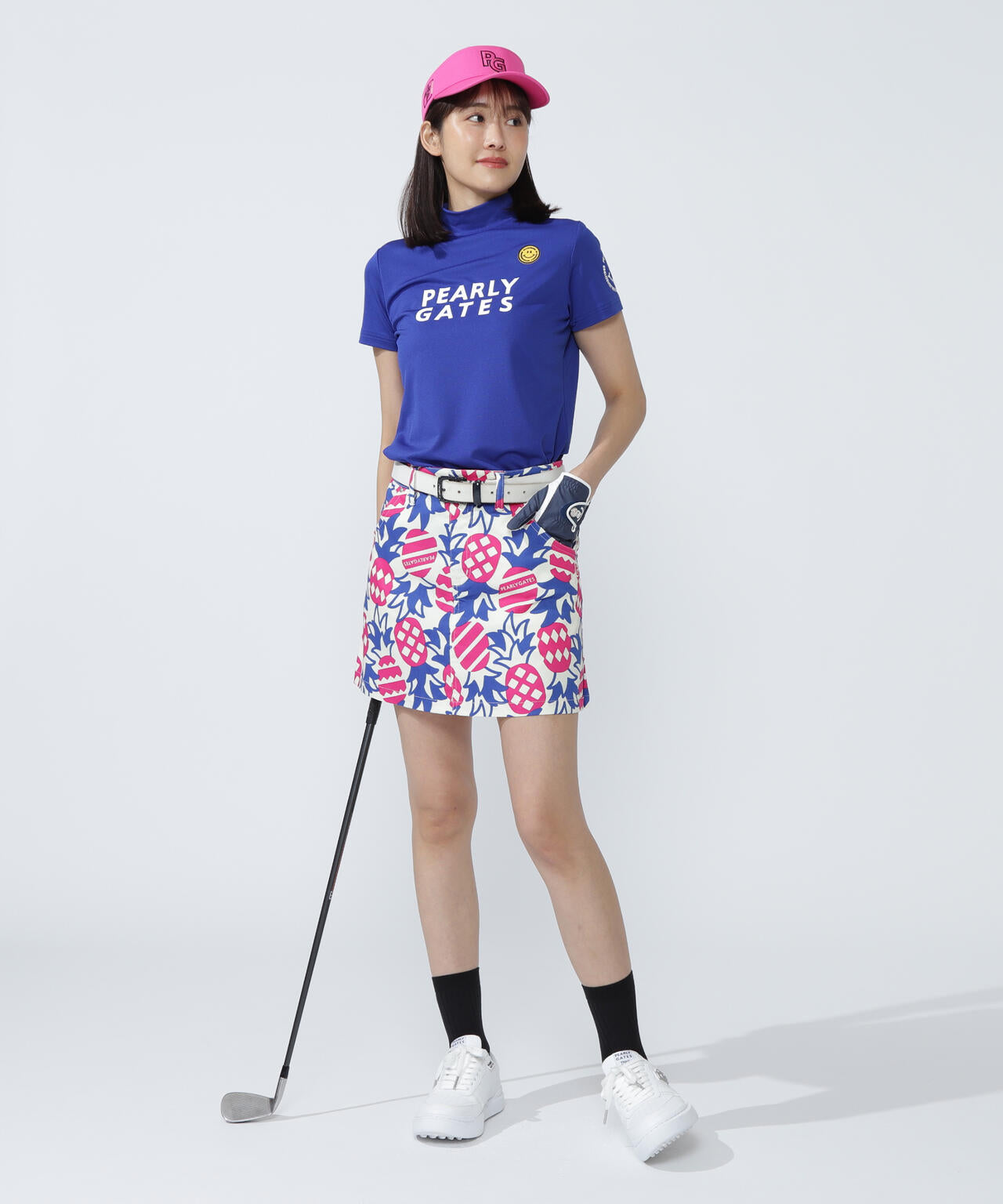 PG is PG ベアカノコ半袖ハイネックカットソー