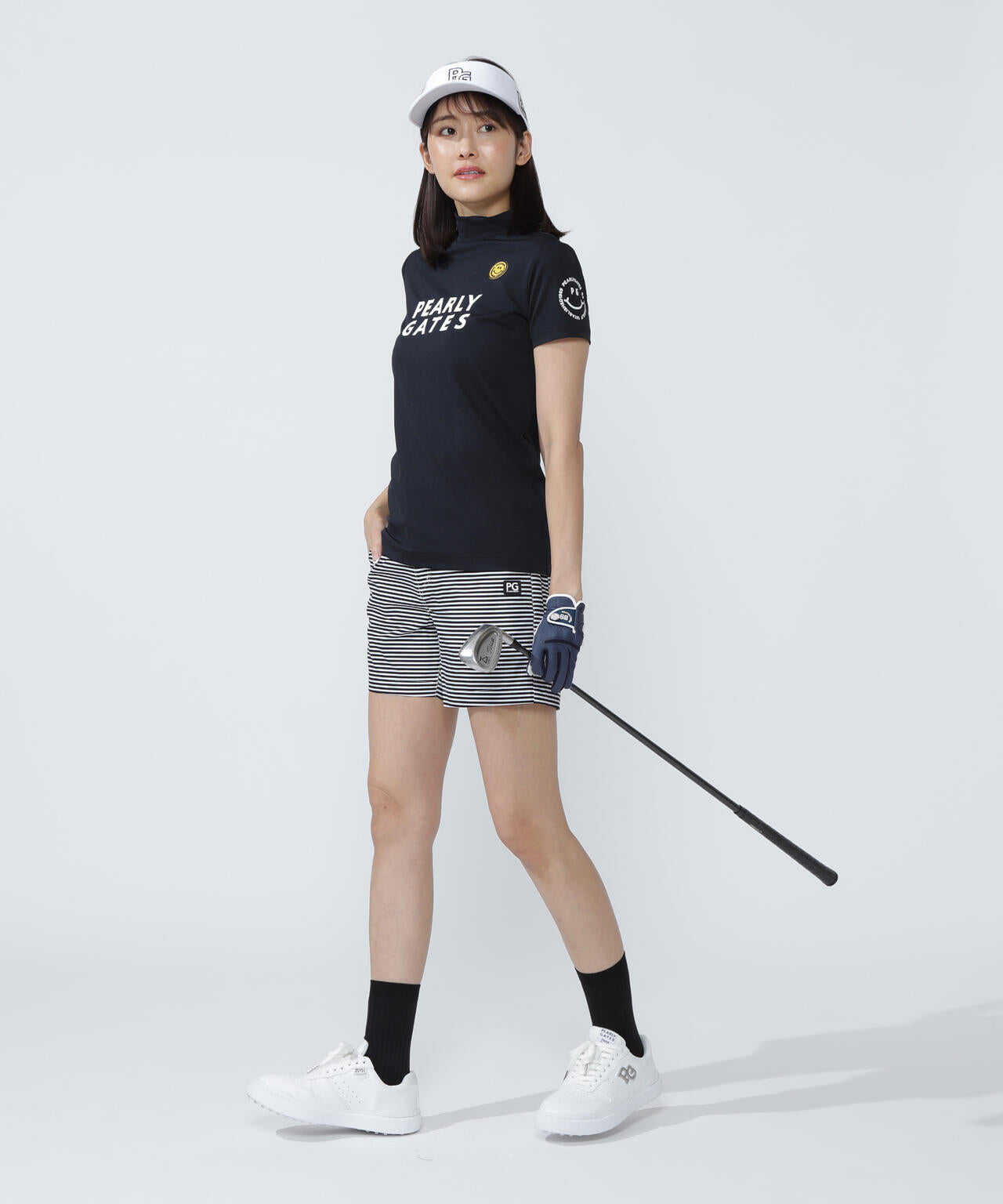 PG is PG ベアカノコ半袖ハイネックカットソー