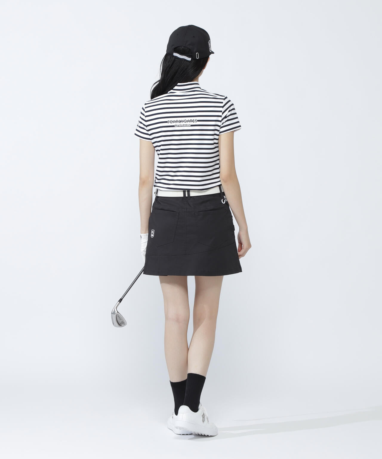 PG is PG ベアカノコ半袖ハイネックカットソー ＜ボーダー柄＞