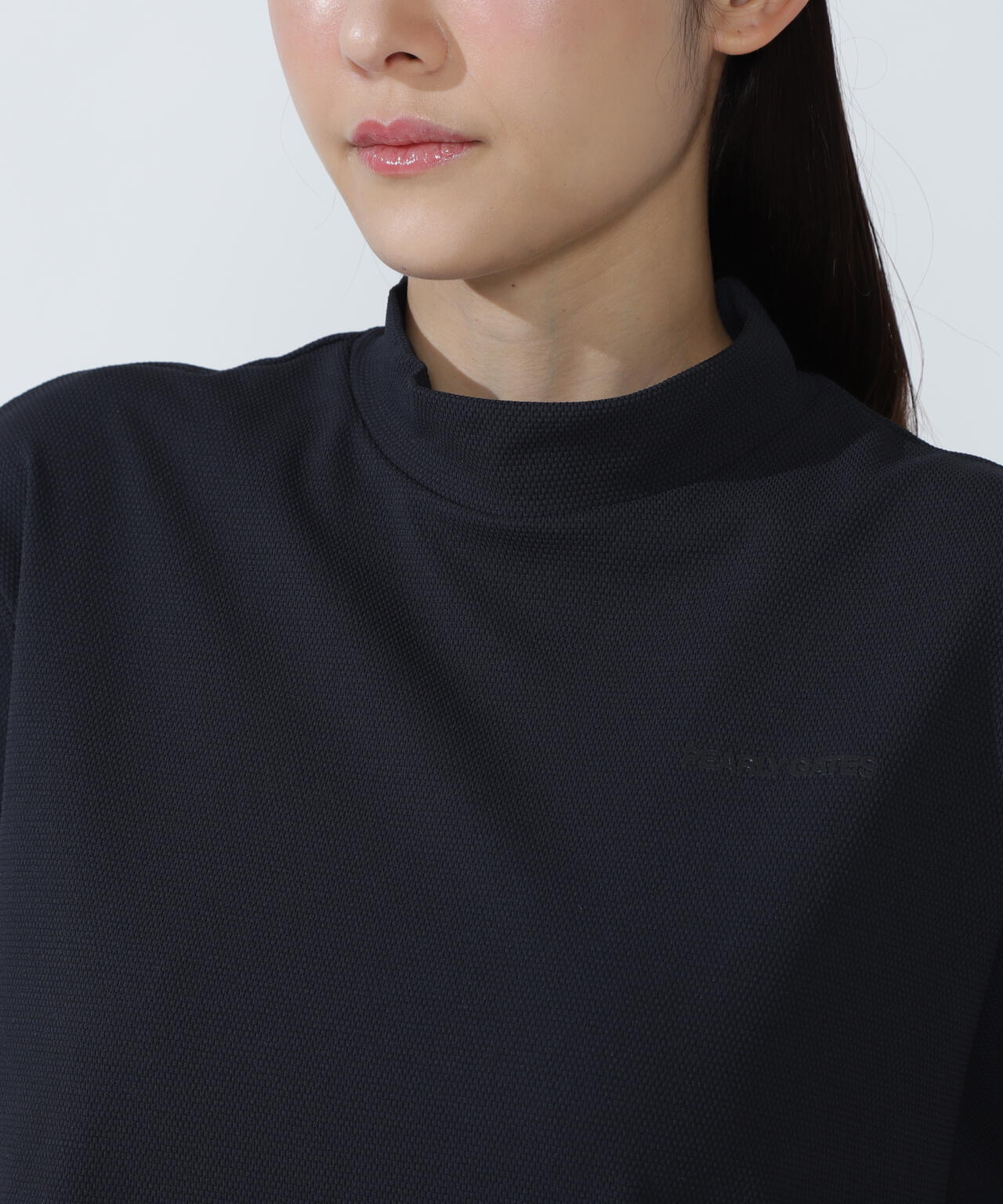 パーリーゲイツ　ハイネックカットソー 綿ベア天竺長袖ハイネックカットソー | PEARLY GATES（パーリー