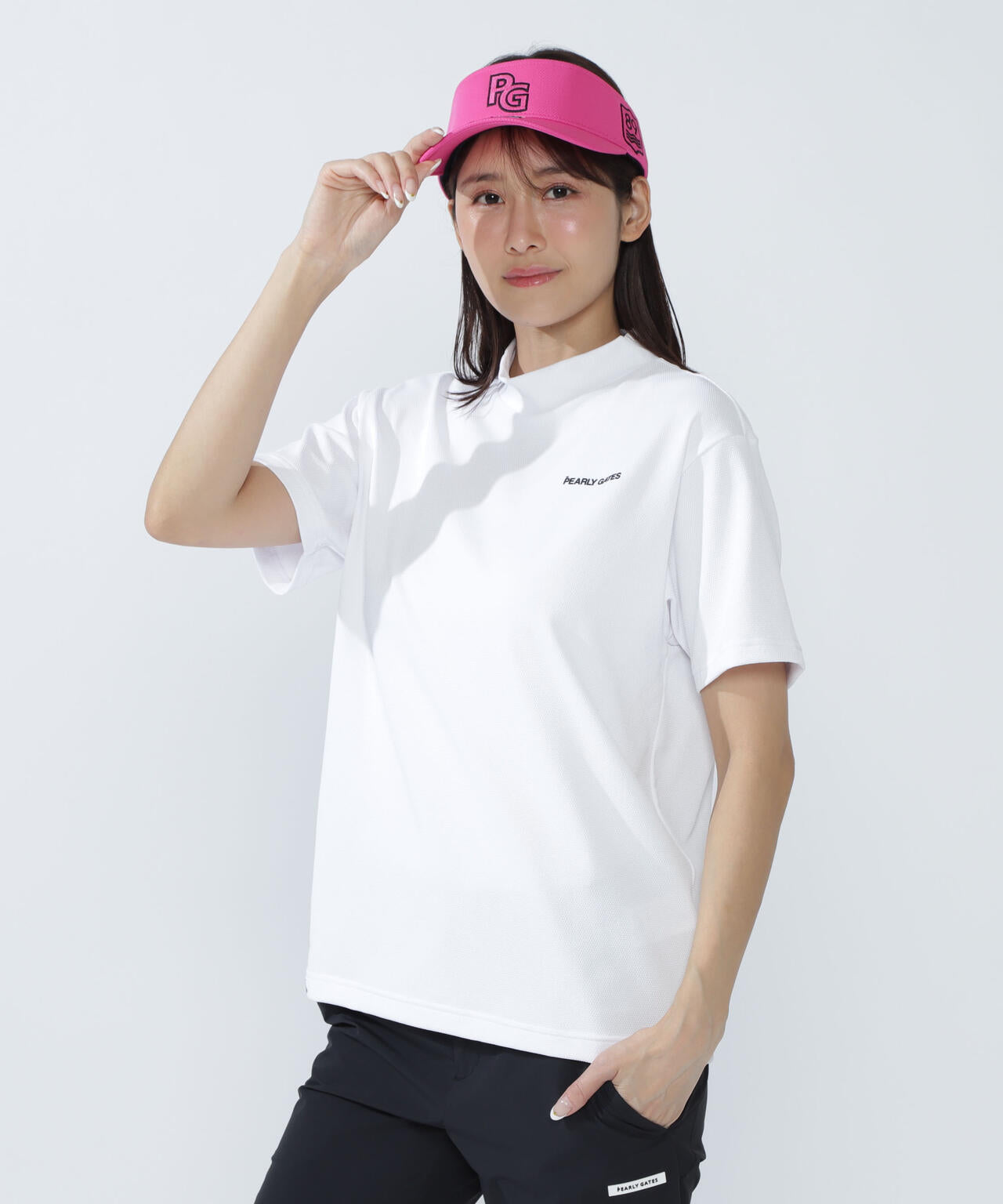 ビュークール半袖ハイネックカットソー | PEARLY GATES