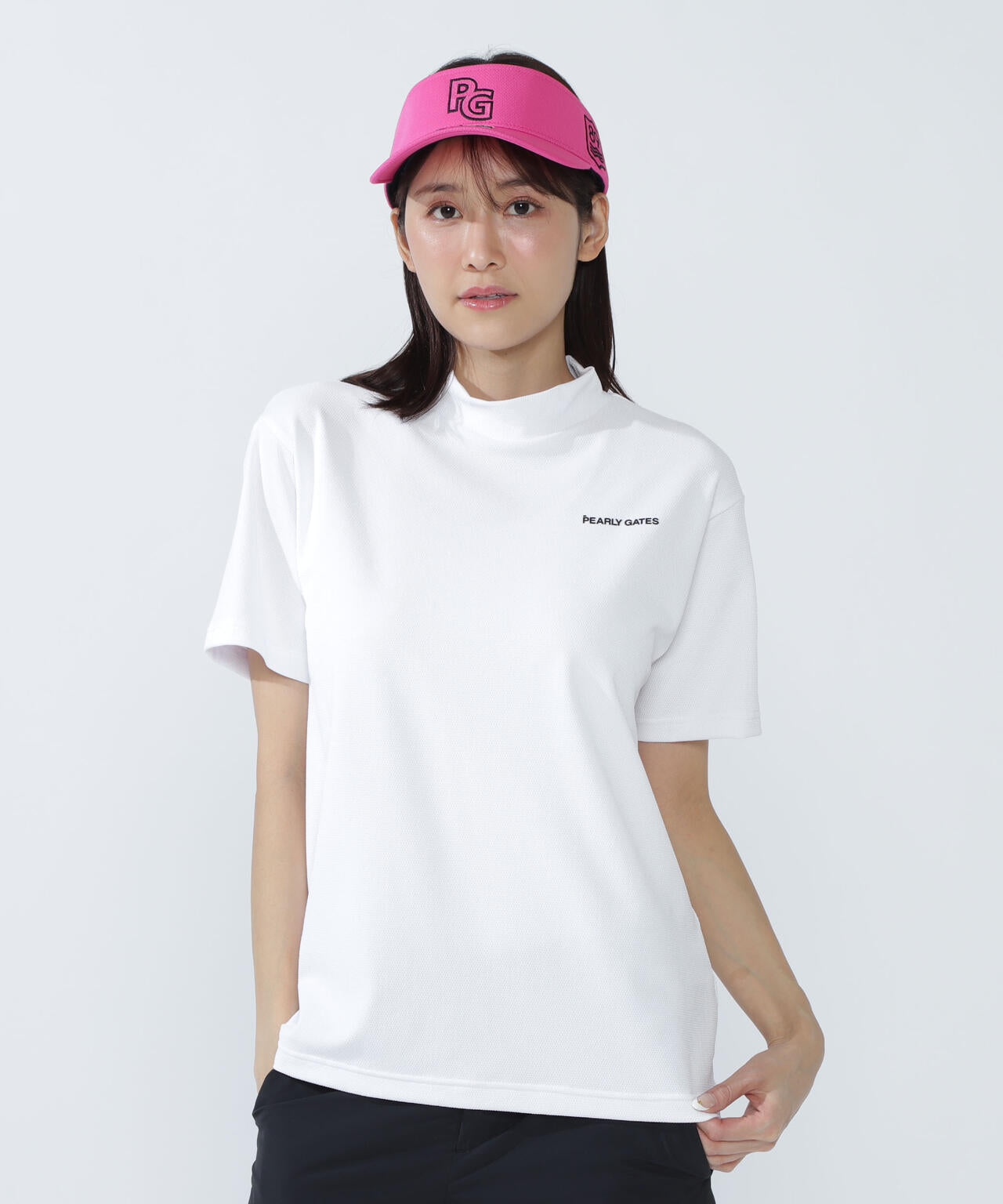 ビュークール半袖ハイネックカットソー