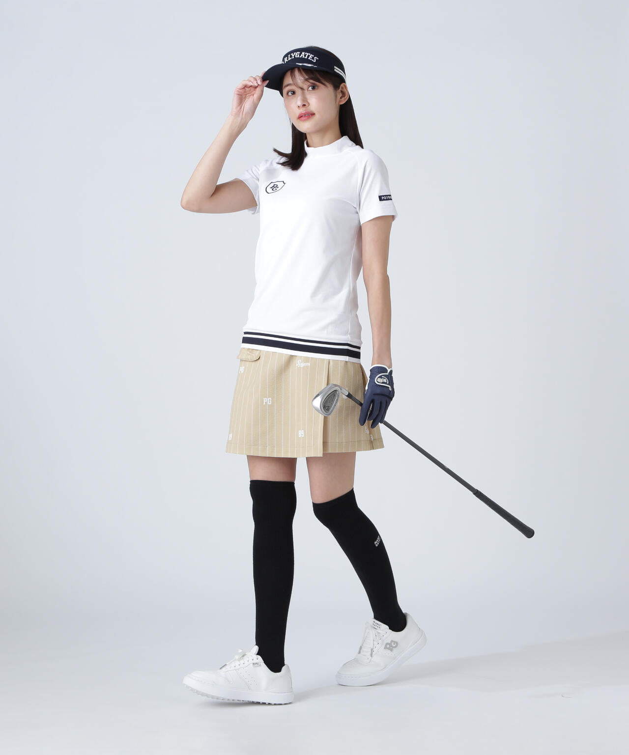 DRYMIXベアカノコ半袖ハイネックカットソー