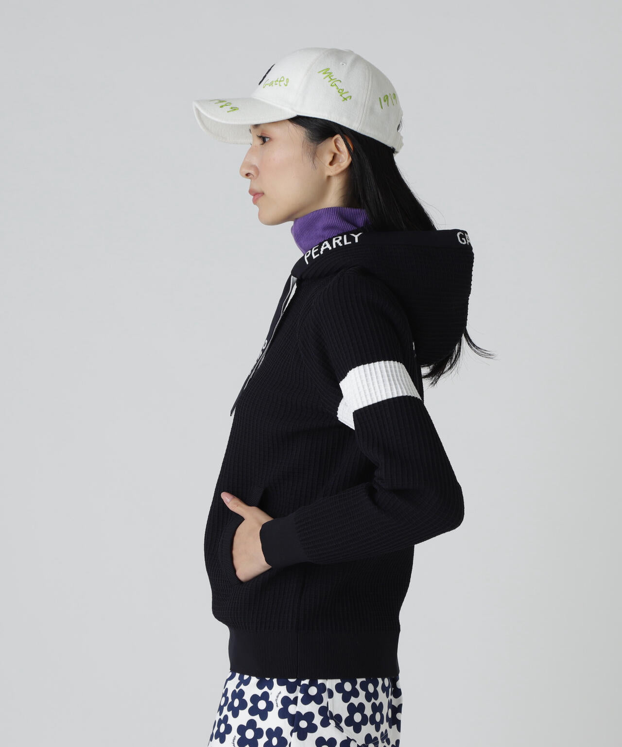 12Gダブルジャガードフーディニットプルオーバー | PEARLY GATES