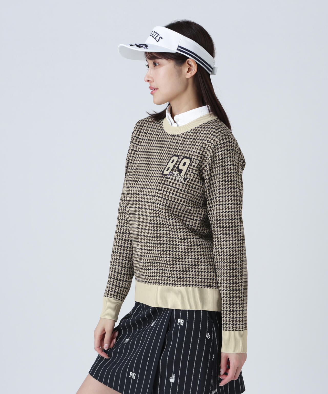 14Gダブルジャガードクルーネックニットプルオーバー ＜ガンクラブ