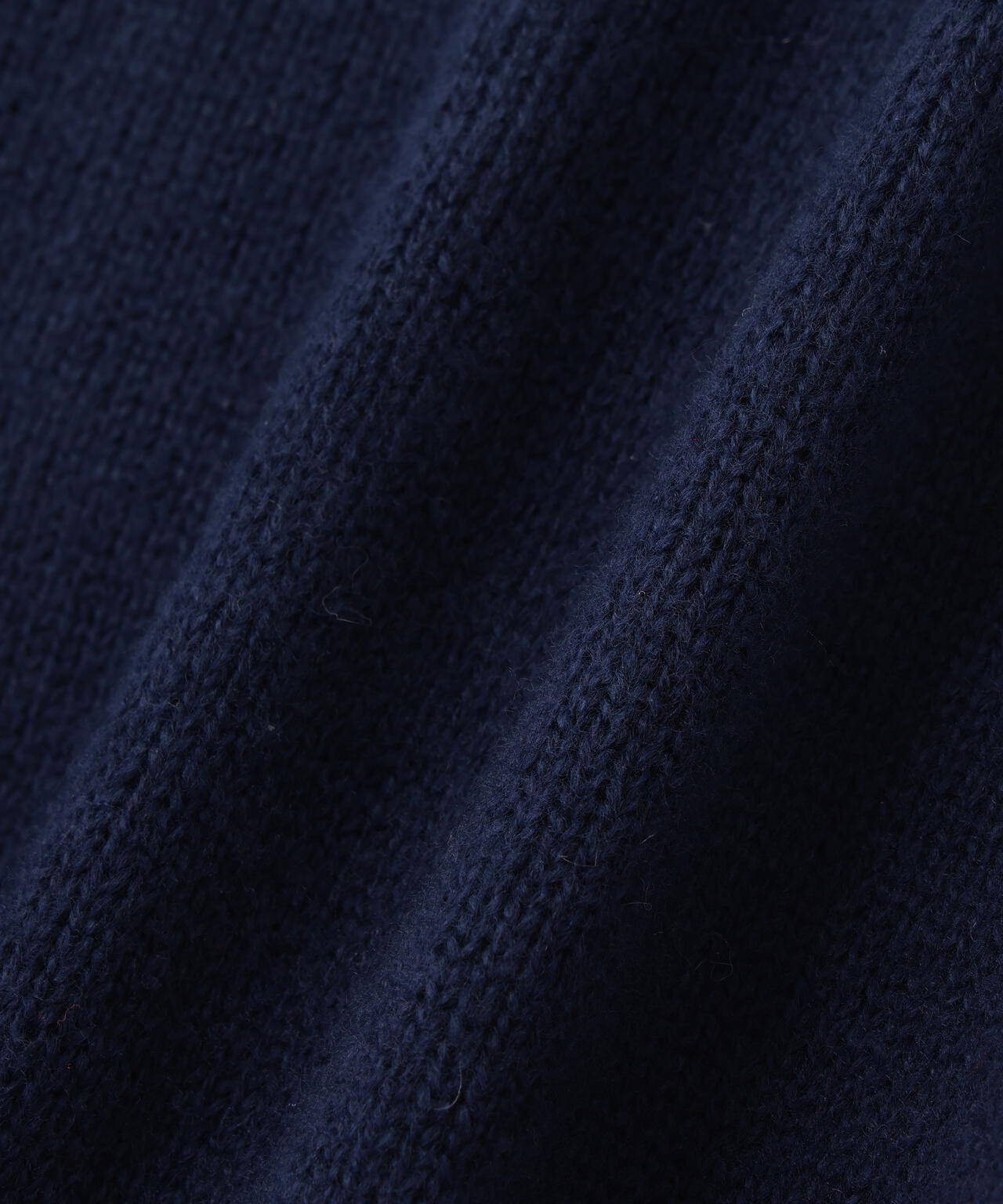 7G部分ジャガード×ストレッチ裏地フルジップニットブルゾン | PEARLY