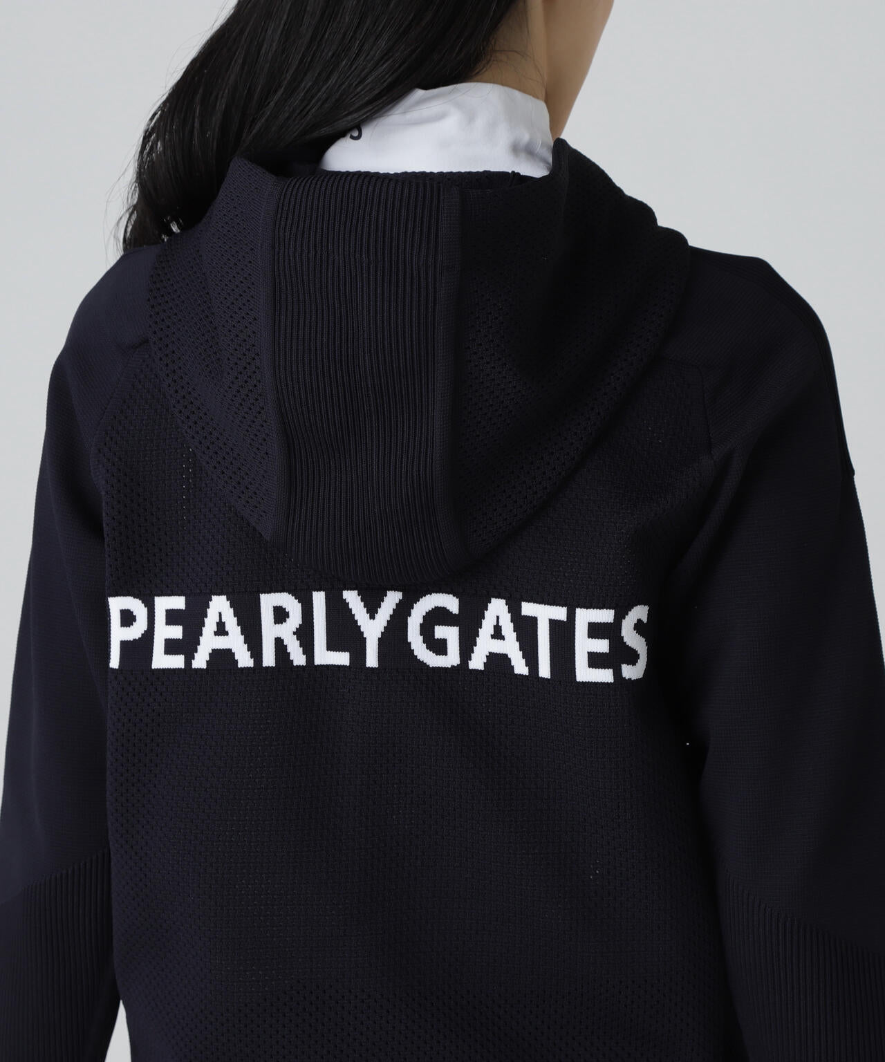 ポリエステルヤーンmmフルジップニットフーディ | PEARLY GATES