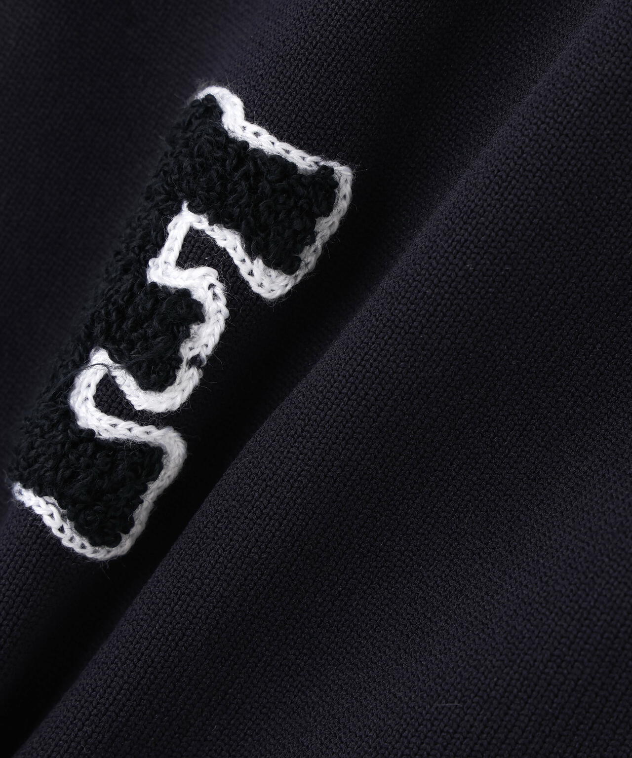 天竺×ワッペン クルーネックニットベスト | PEARLY GATES