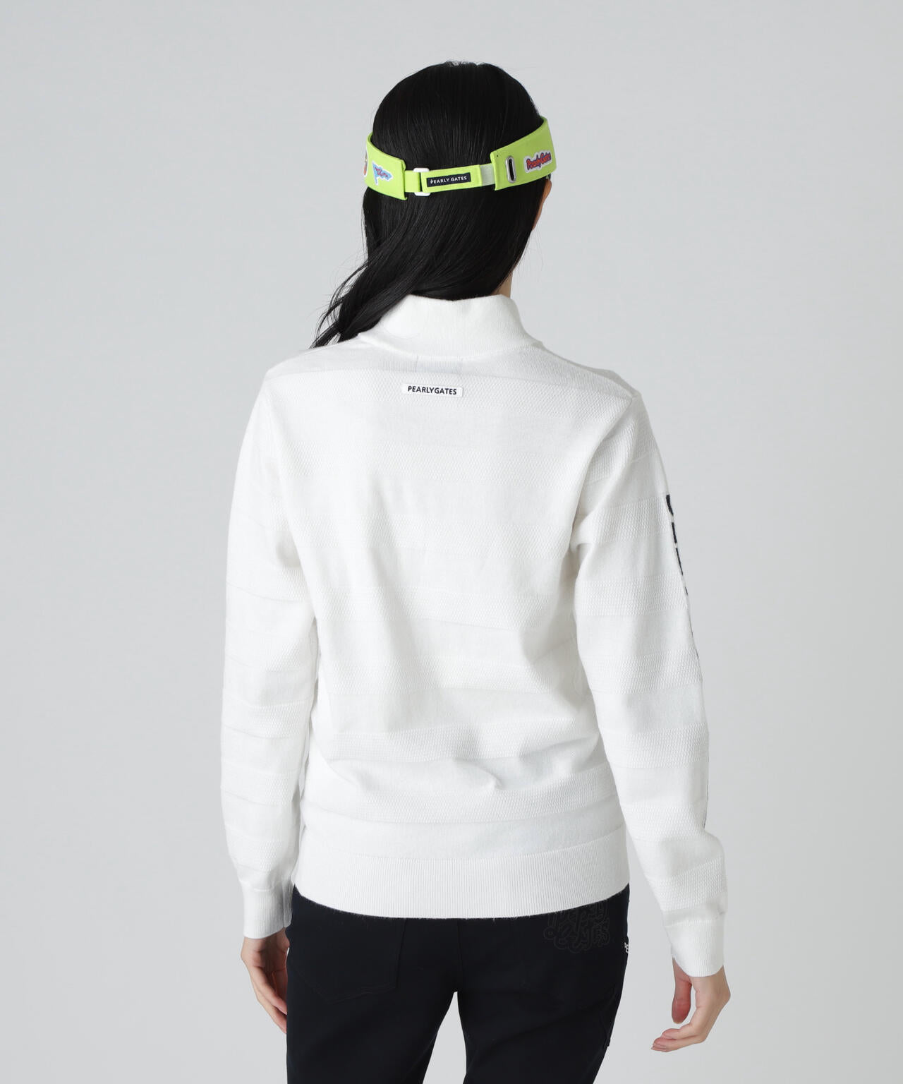 天竺×ストレッチ裏地＆地柄ツインニット | PEARLY GATES（パーリー