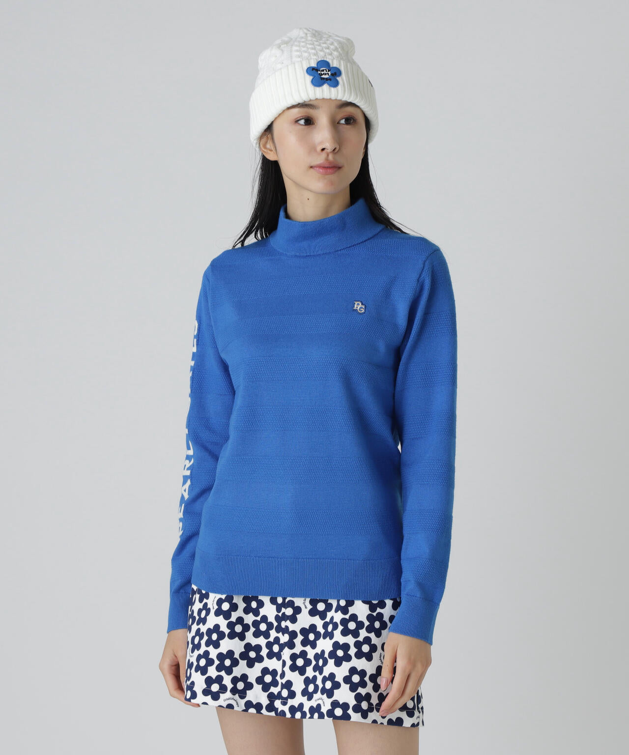 天竺×ストレッチ裏地＆地柄ツインニット | PEARLY GATES（パーリー