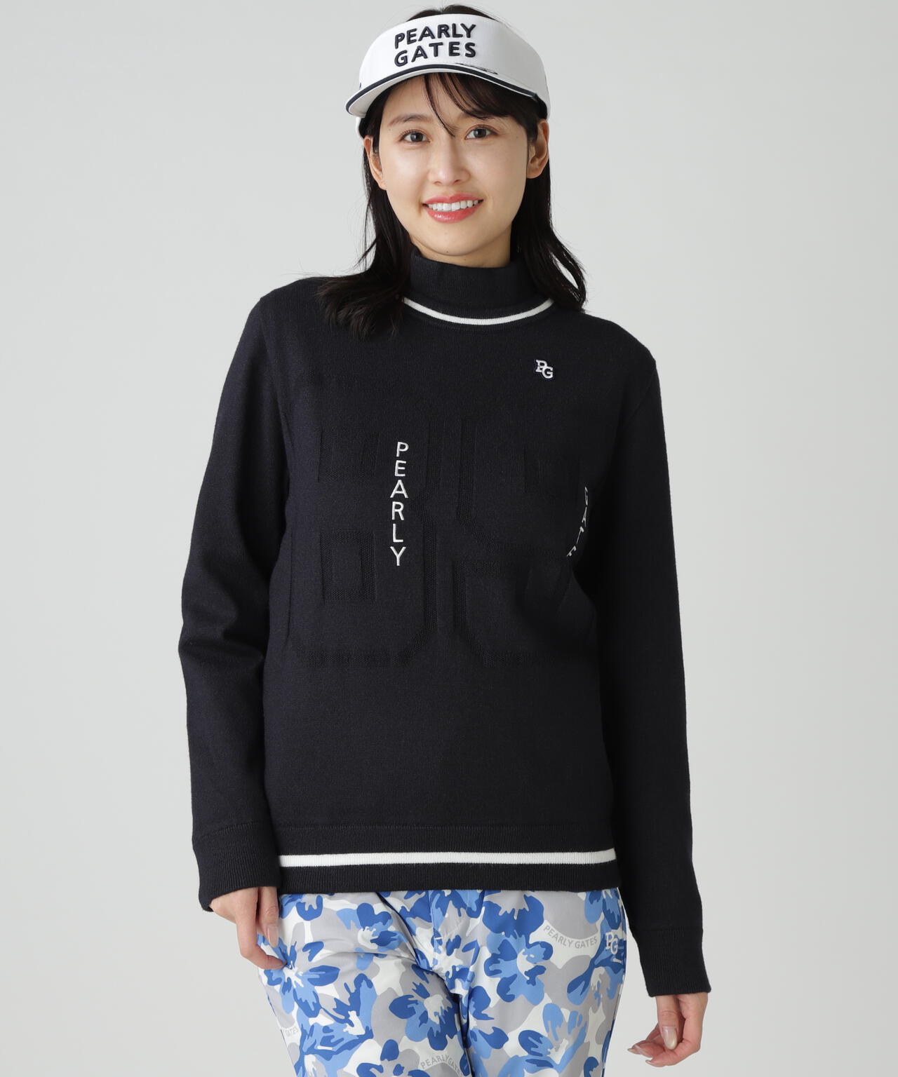 天竺×ストレッチ裏地＆地柄ツインニット | PEARLY GATES（パーリー