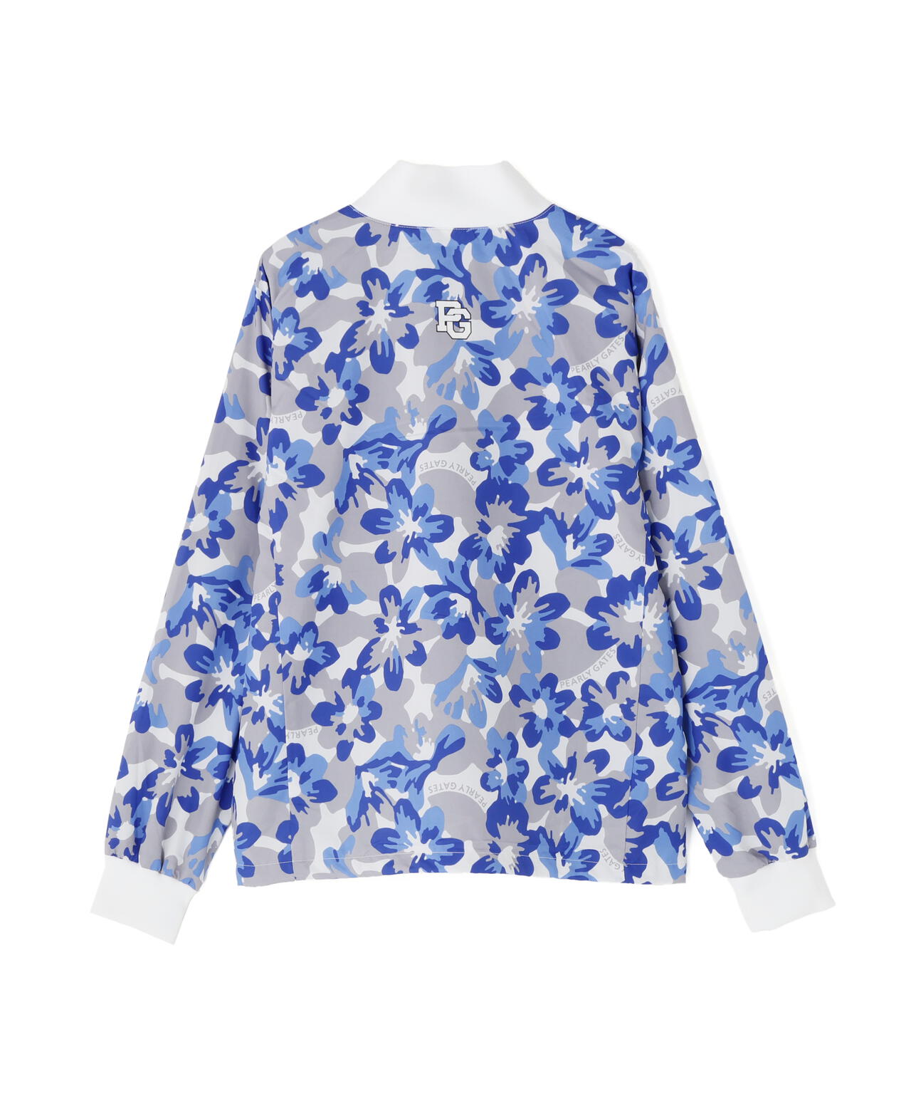 PGisPGNyリップ＿タフレックス×サーモトロン中綿ツインブルゾン ＜ラフ花ロゴ小柄＞