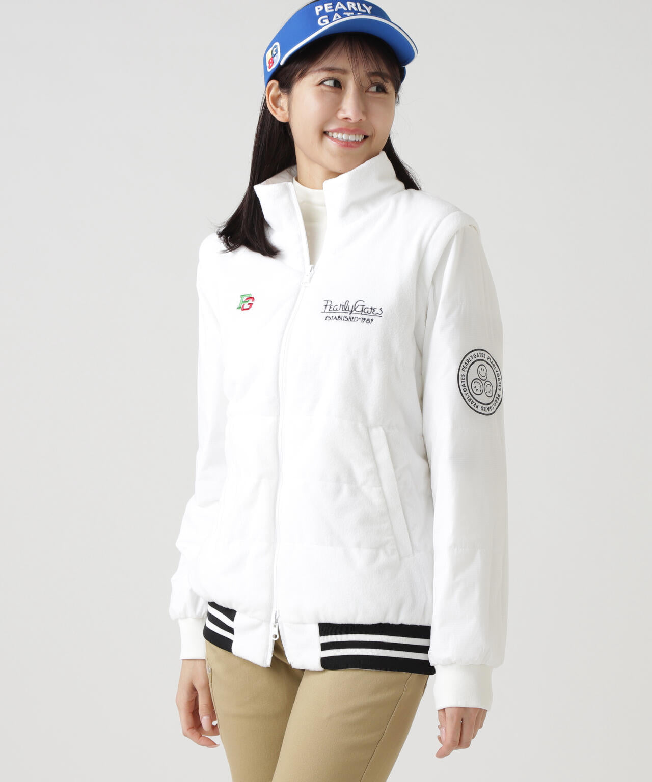 Nyストレッチリップストップ×超カルイシ中綿リバーシブルスタンドブルゾン