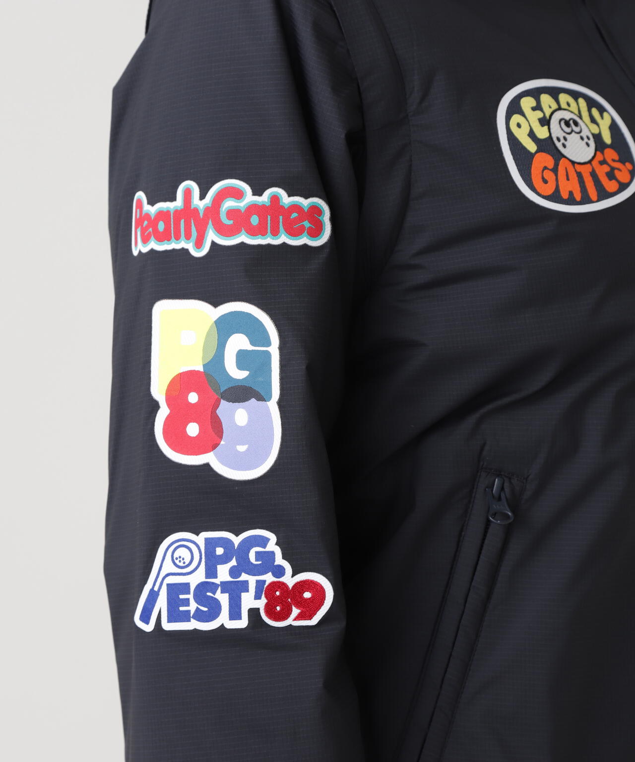 Nyストレッチリップストップ×超カルイシ中綿リバーシブルスタンドブルゾン