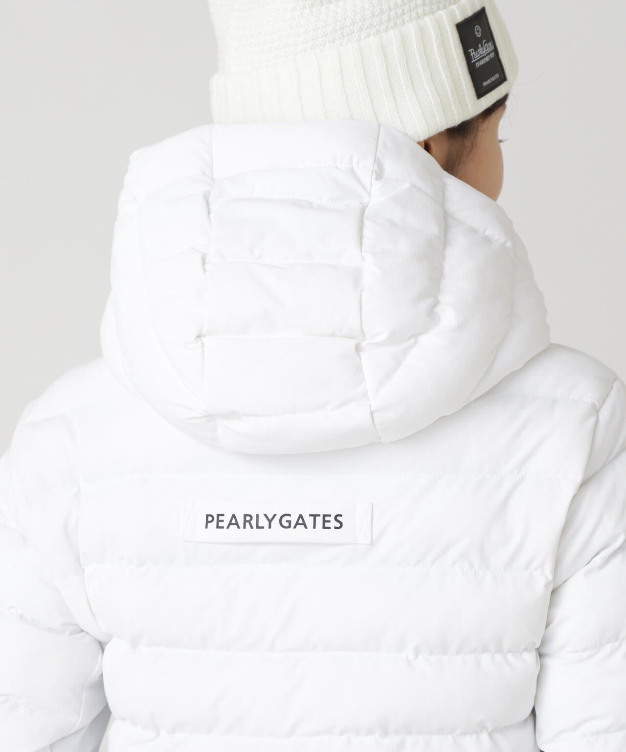 NyストレッチBIGリップストップ中綿フーディブルゾン | PEARLY GATES