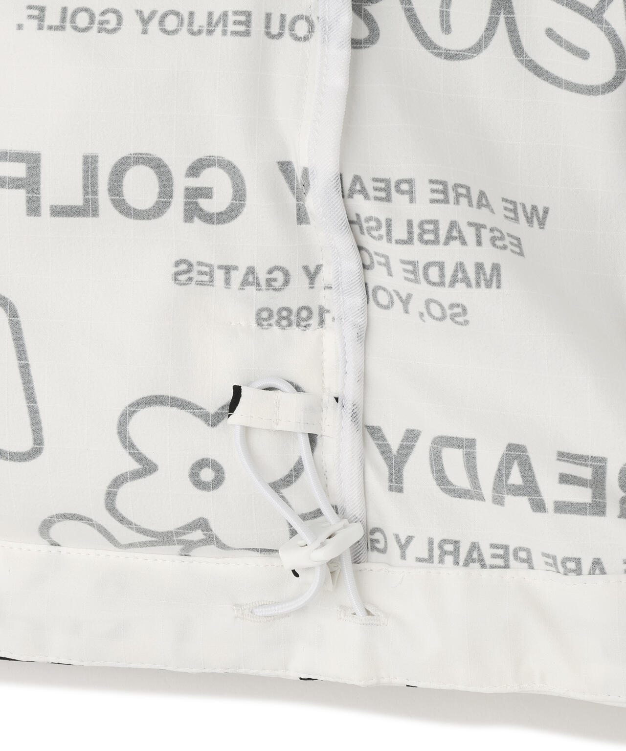 NyストレッチBIGリップストップ中綿フーディブルゾン ＜ストリート花柄＞