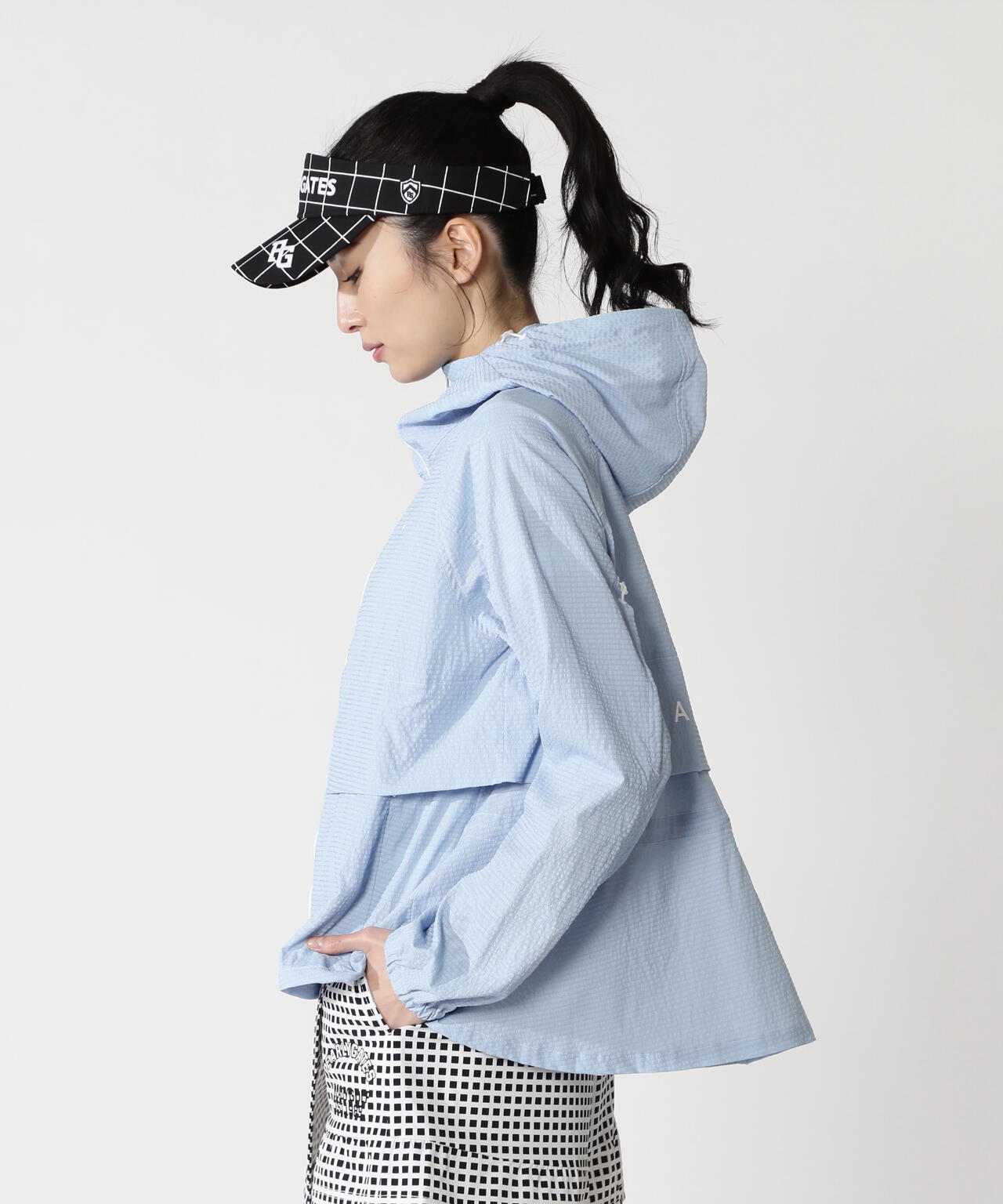 サンベールUV遮熱サッカーフーディブルゾン