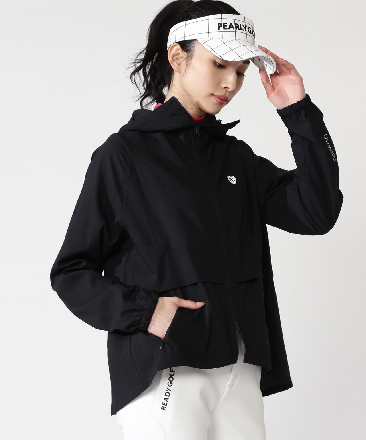 サンベールUV遮熱サッカーフーディブルゾン