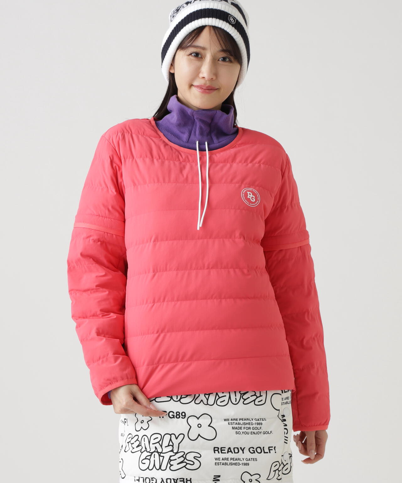 NyストレッチBIGリップストップ中綿2WAYスニードジャック | PEARLY