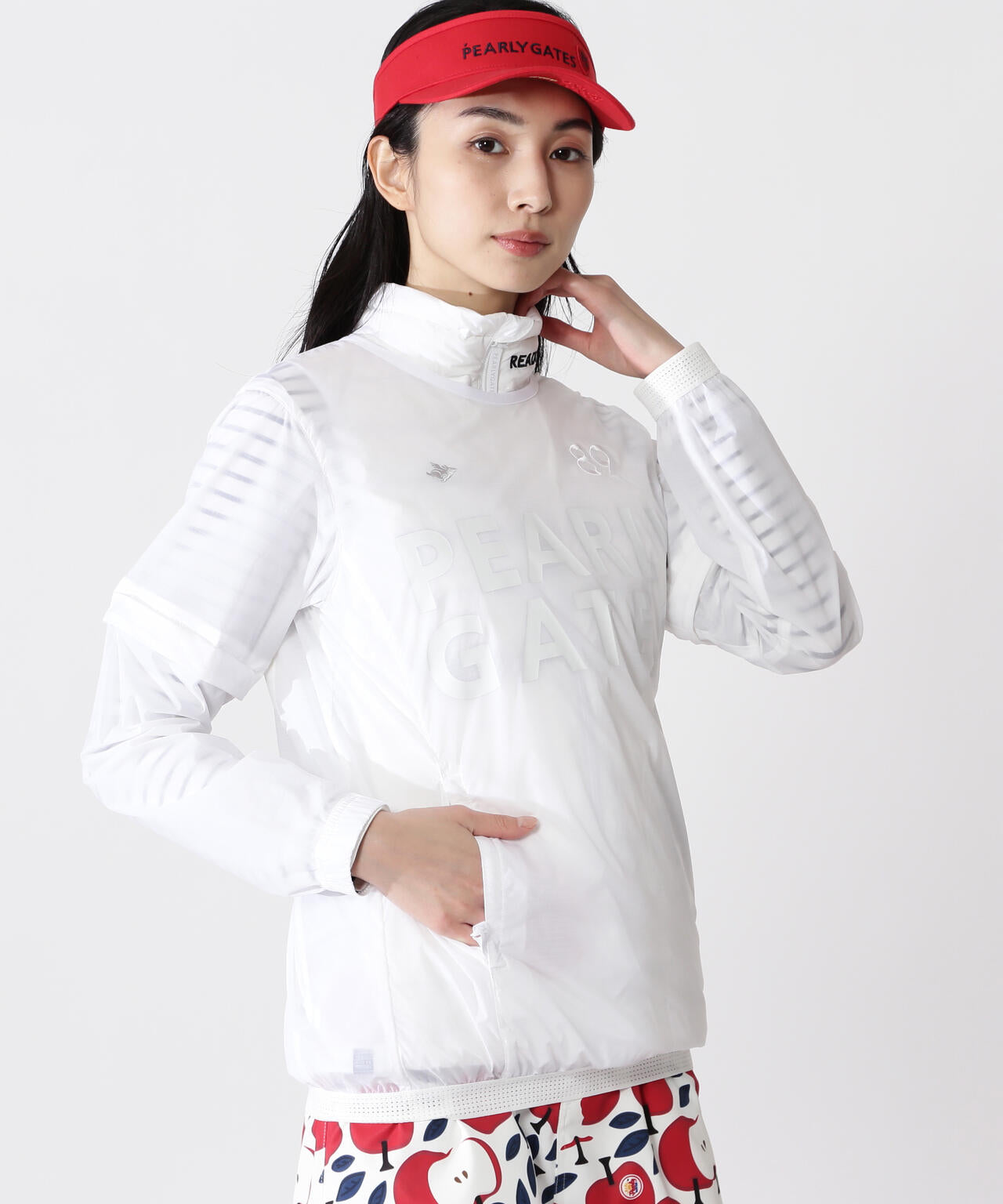 ナイロンストレッチリップレイヤードスニード | PEARLY GATES