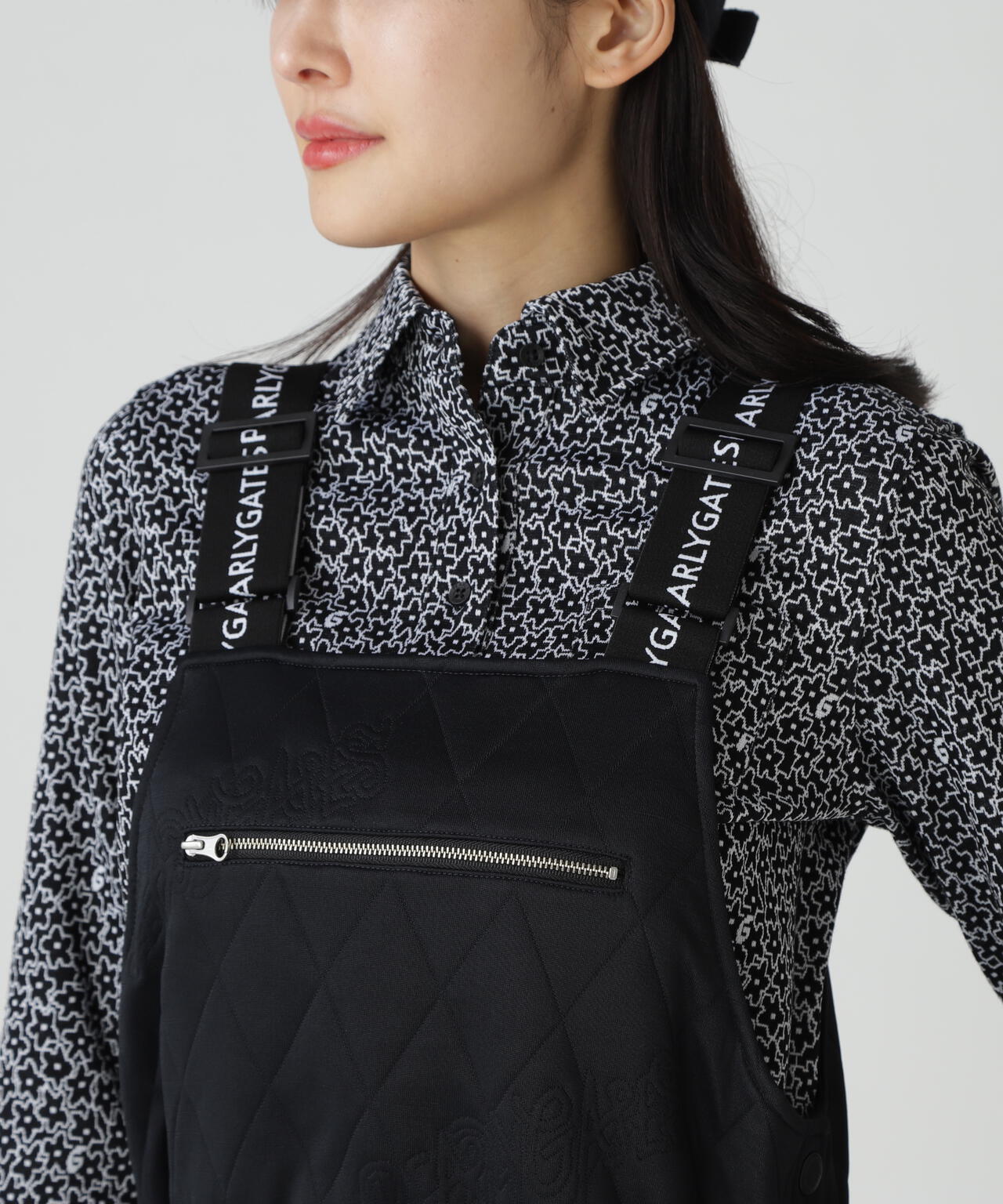 PEARLYGATES ロゴカットジャガード ズボン　ペイントロゴ　4サイズ PEARLYGATES ロゴカットジャガード ズボン ペイントロゴ 4サイズ